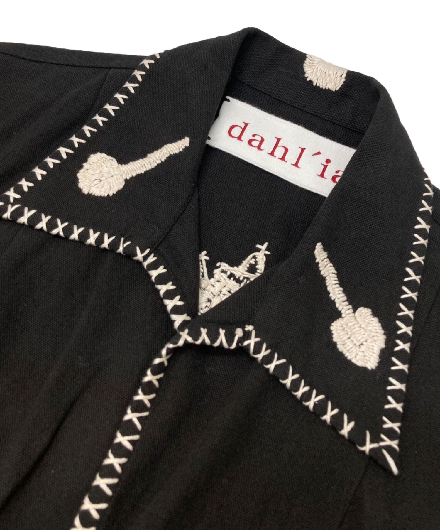 中古・古着通販】dahl'ia (ダリア) エンブロイダリ― シャツジャケット 中古・古着通販】dahl'ia (ダリア) エンブロイダリ― シャツジャケット