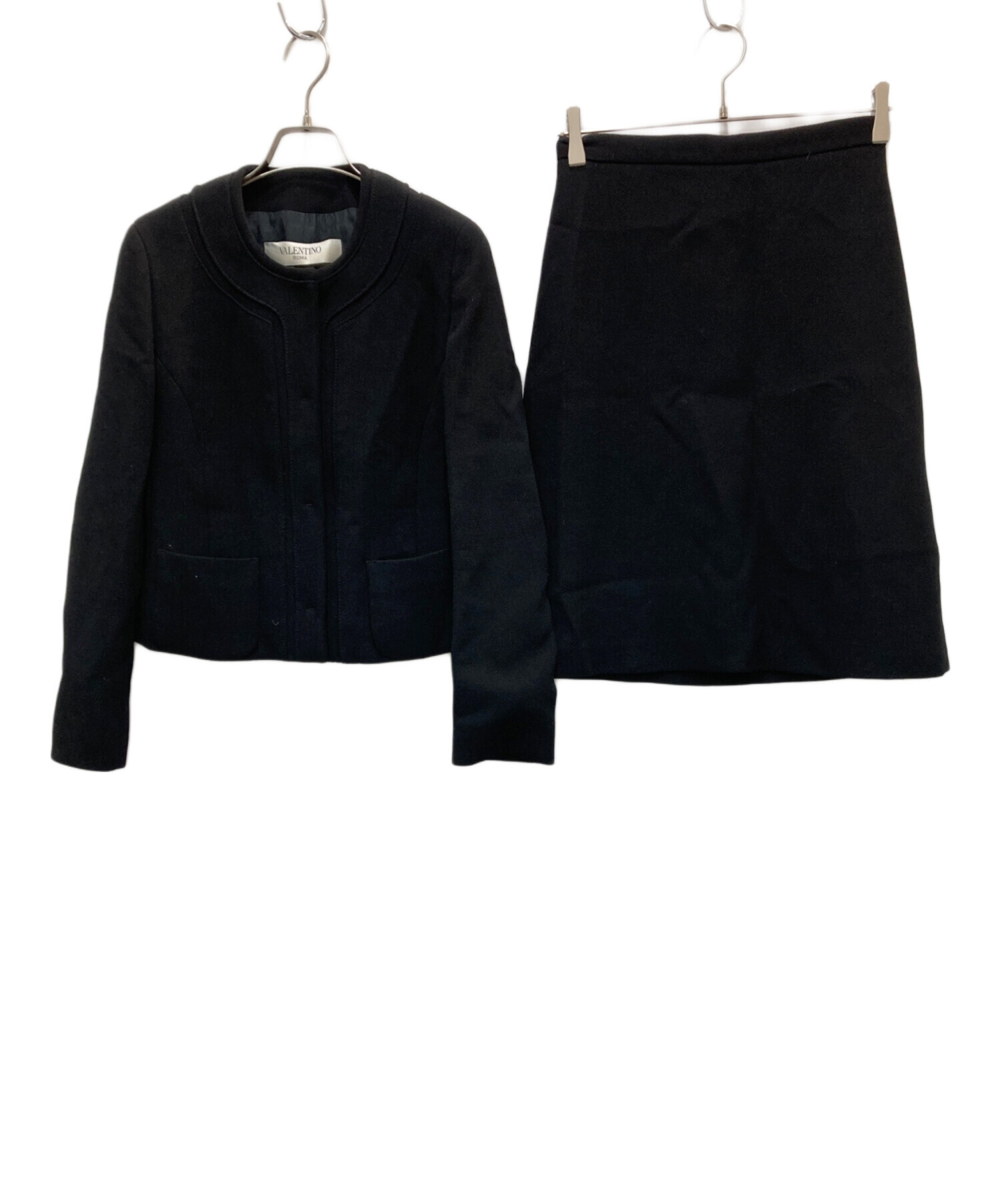 中古・古着通販】VALENTINO (ヴァレンティノ) ノーカラージャケット 