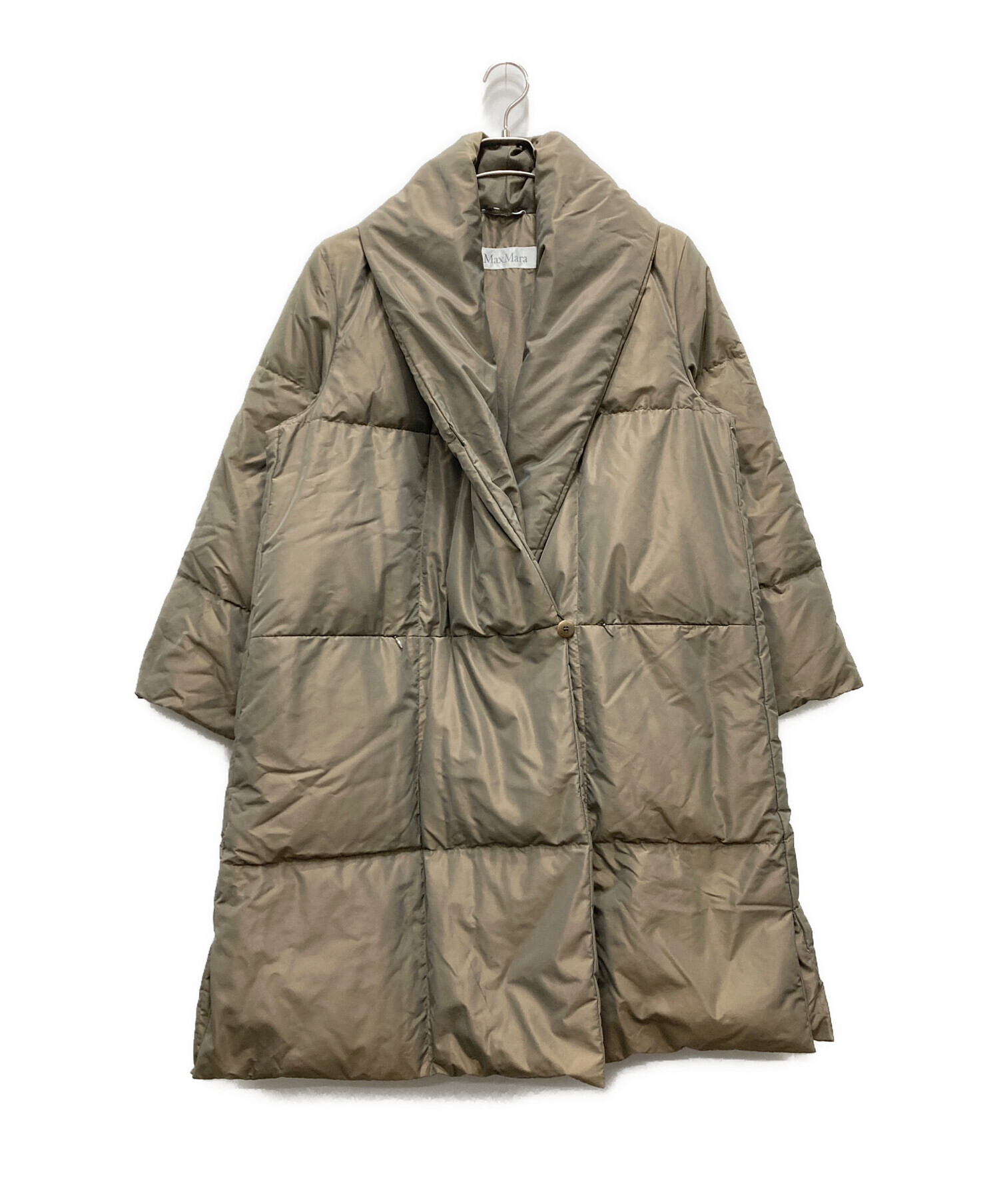 中古・古着通販】MaxMara (マックスマーラ) 中綿ショールカラーコート