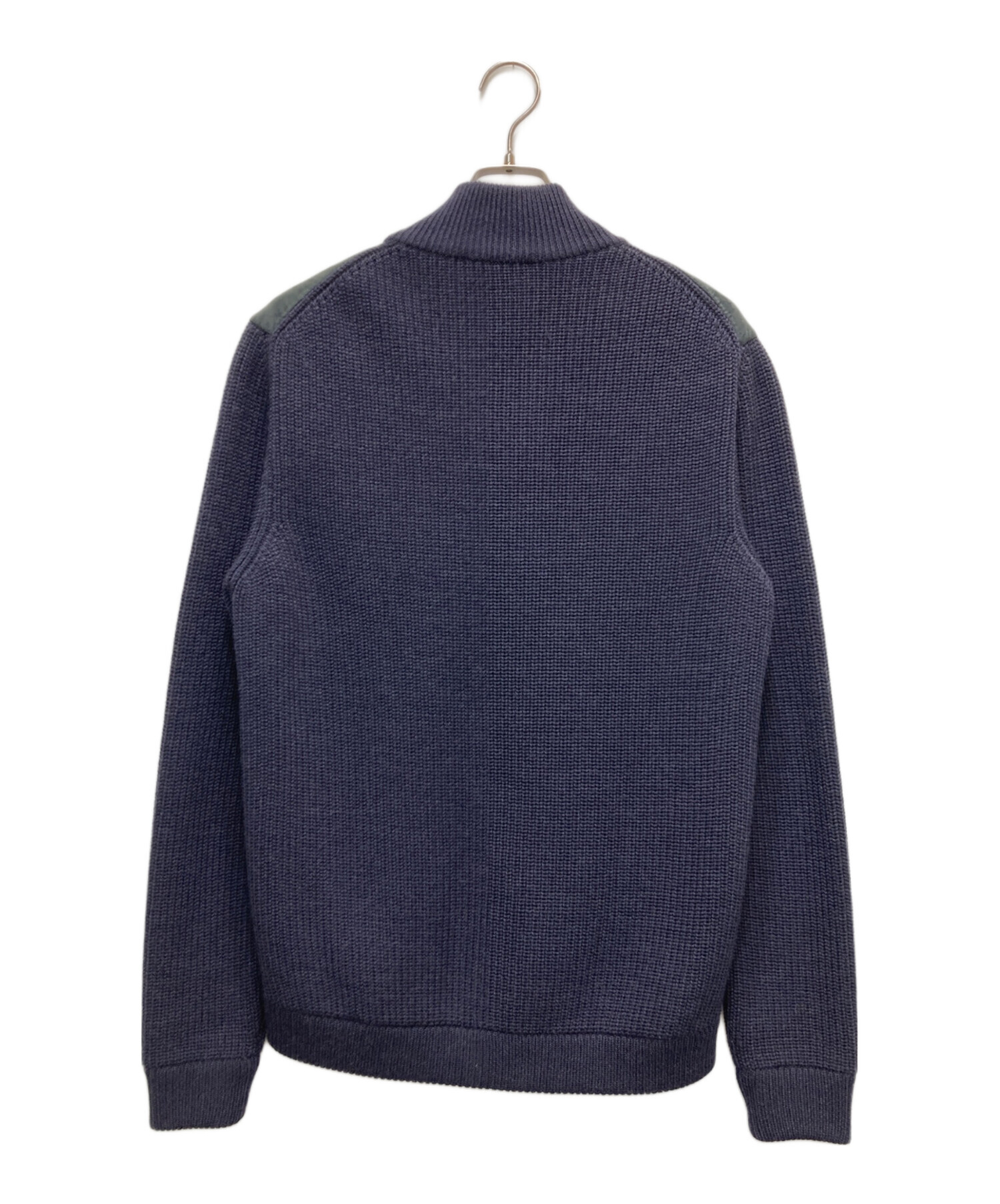 中古・古着通販】dunhill (ダンヒル) ウールスエード切替スタンド 