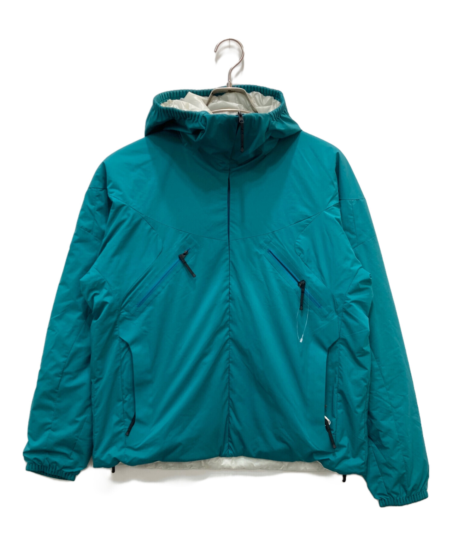 Goldwin フード付きアウターウェア 青緑 中古・古着通販】GOLDWIN (ゴールドウイン) Padded Interliner Jacket