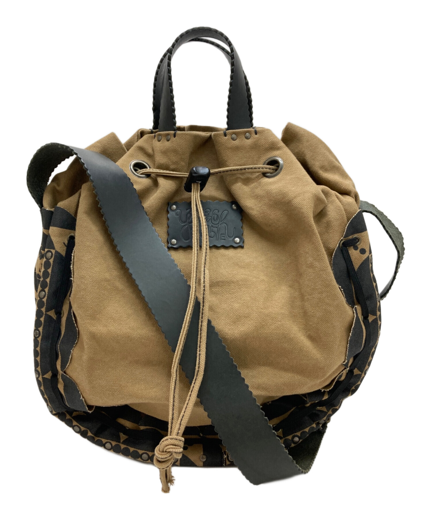 中古・古着通販】ebagos (エバゴス) 2WAYカゴバッグ ベージュ