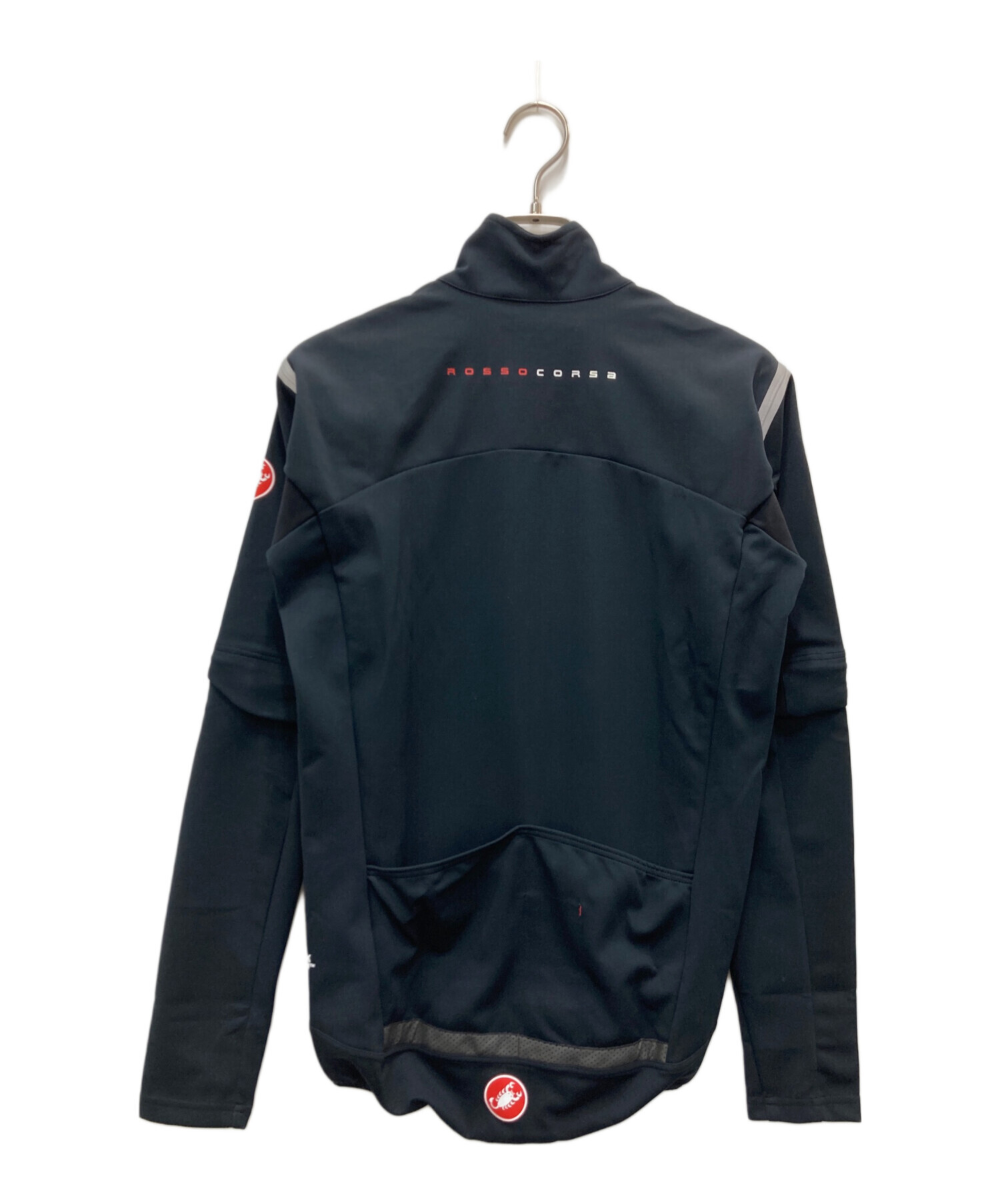 CASTELLI(カステリ) ROSSO CORSA 防風防寒ジャージ サイズS CASTELLI