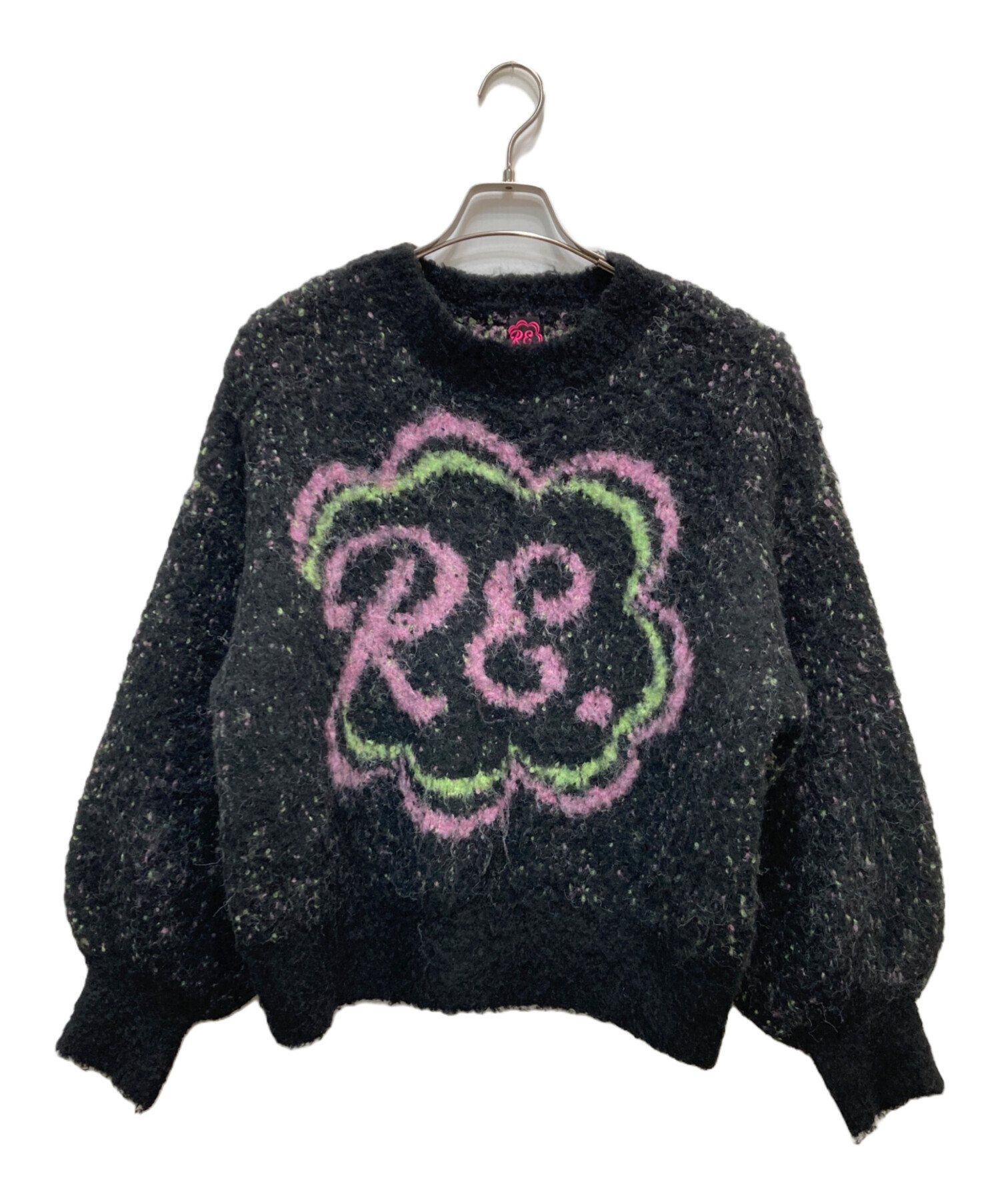 中古・古着通販】RE. (アールイードット) ニット ブラック サイズ:FREE 