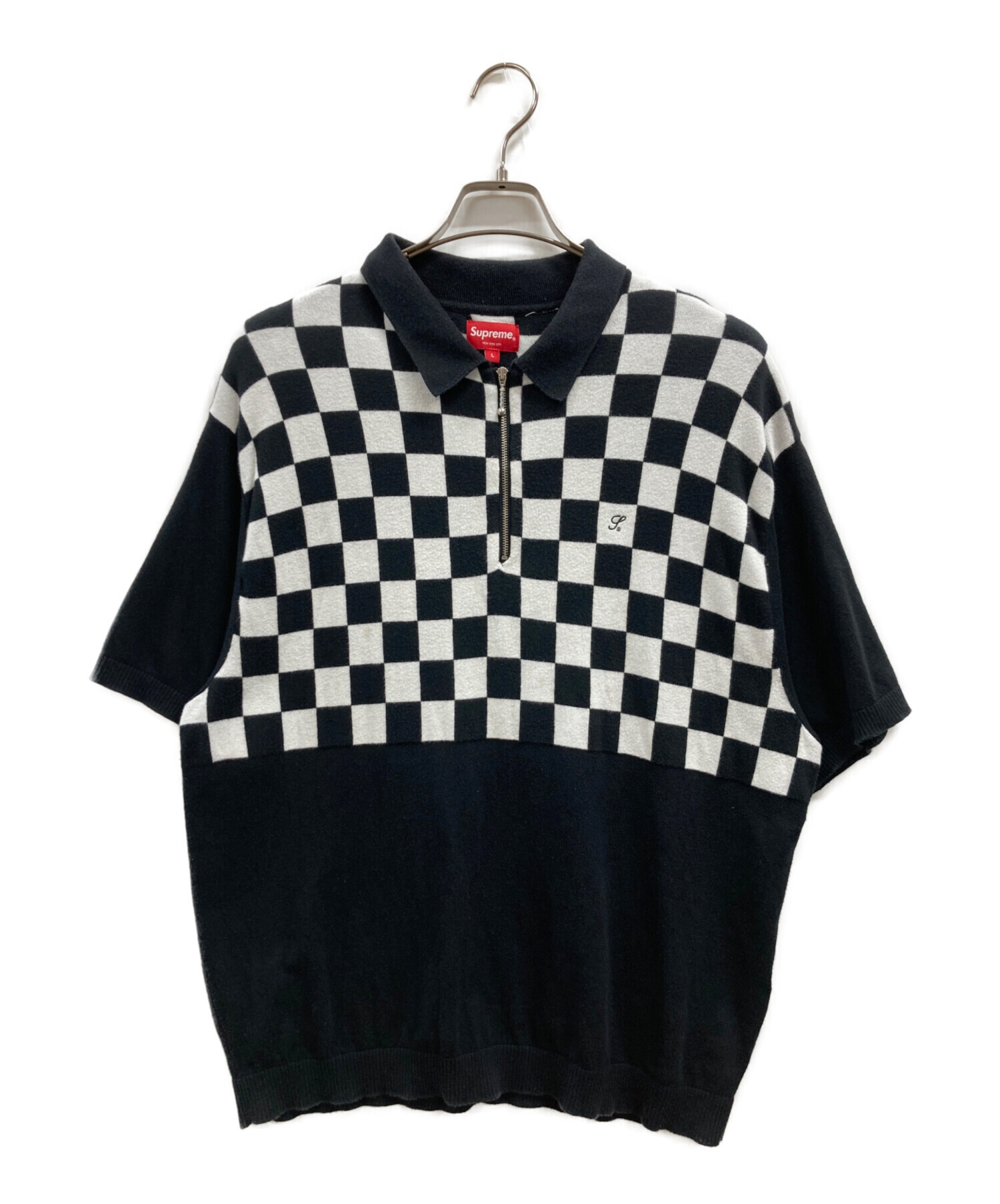 中古・古着通販】SUPREME (シュプリーム) Checkerboard Zip Polo