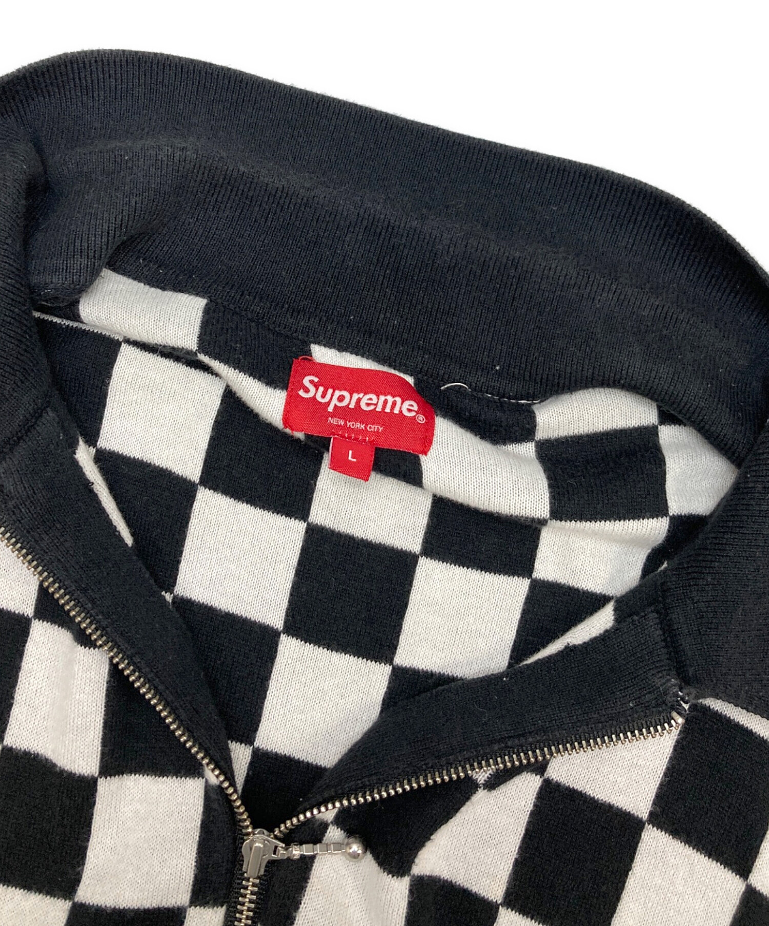 中古・古着通販】SUPREME (シュプリーム) Checkerboard Zip Polo