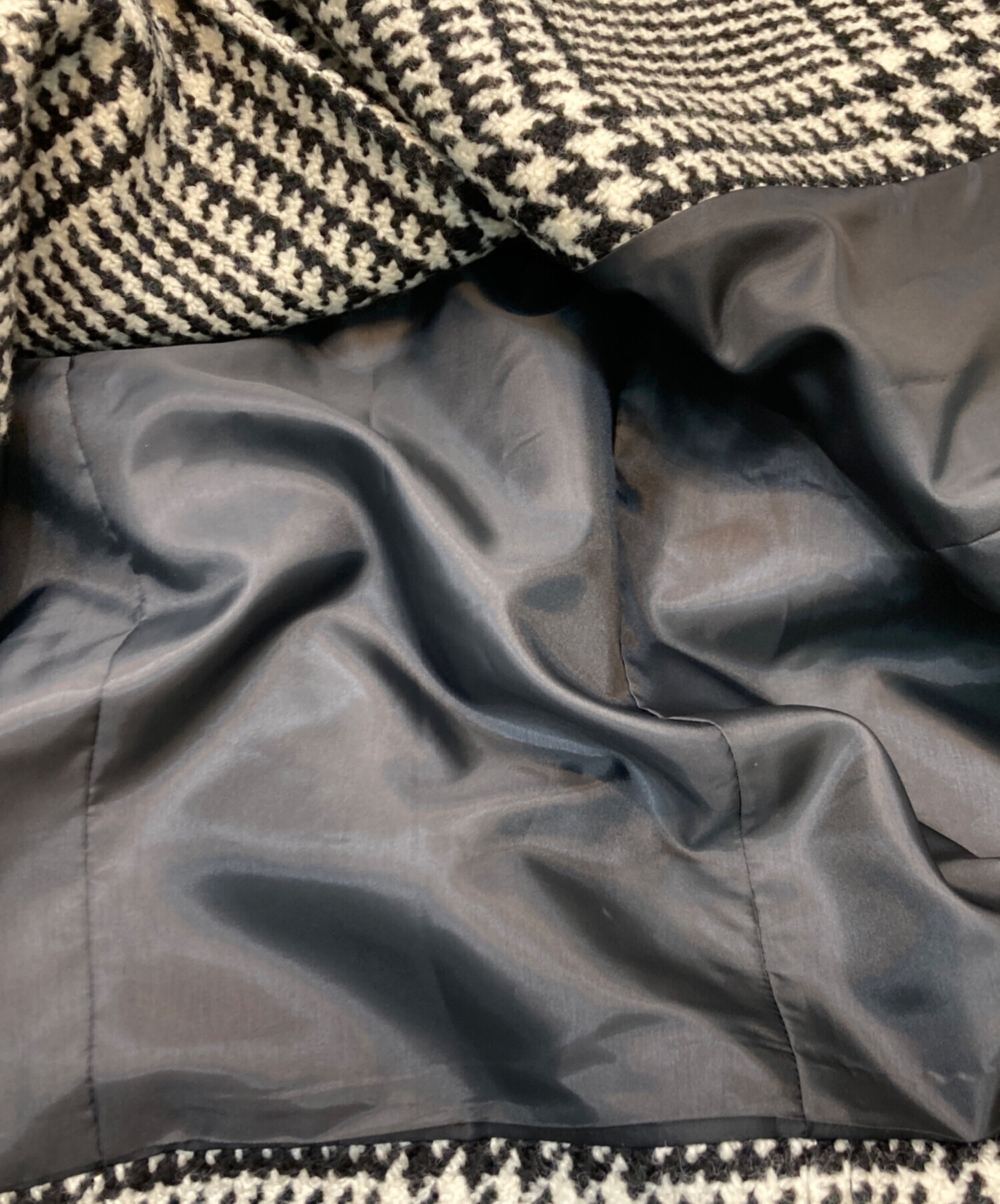 中古・古着通販】uncrave (アンクレイヴ) ビッググレンチェックロング