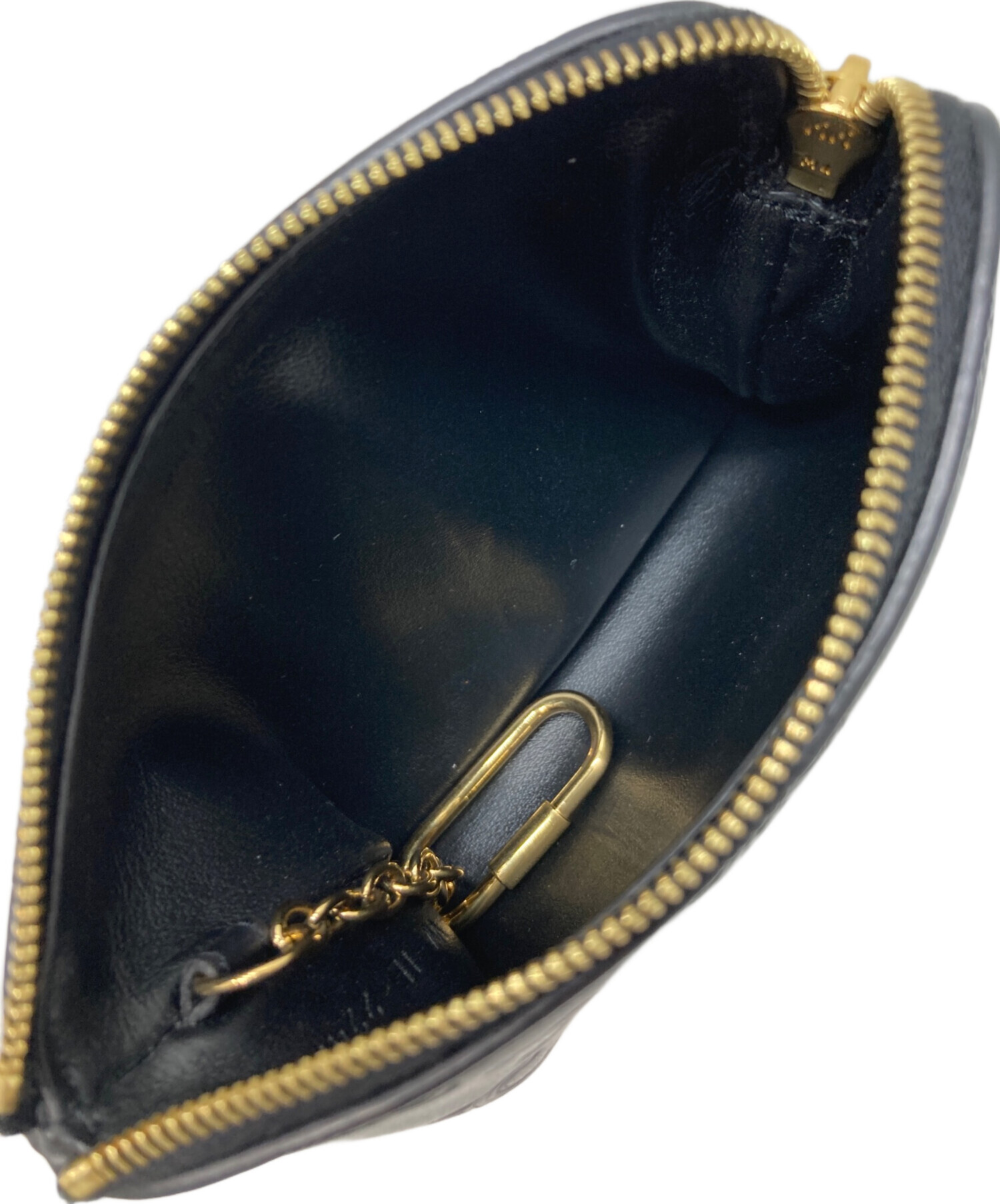 中古・古着通販】CELINE (セリーヌ) トリオンフコインケース ブラック