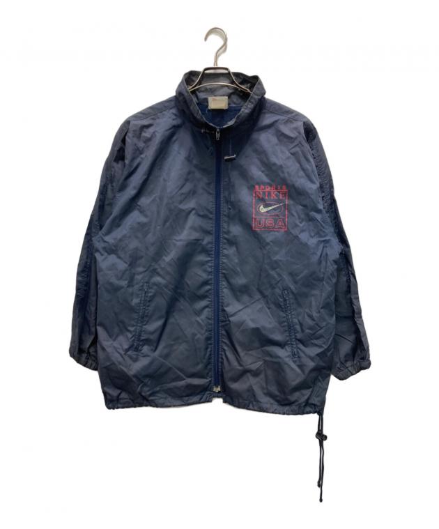 中古・古着通販】NIKE (ナイキ) ナイロンジャケット ネイビー サイズ:M