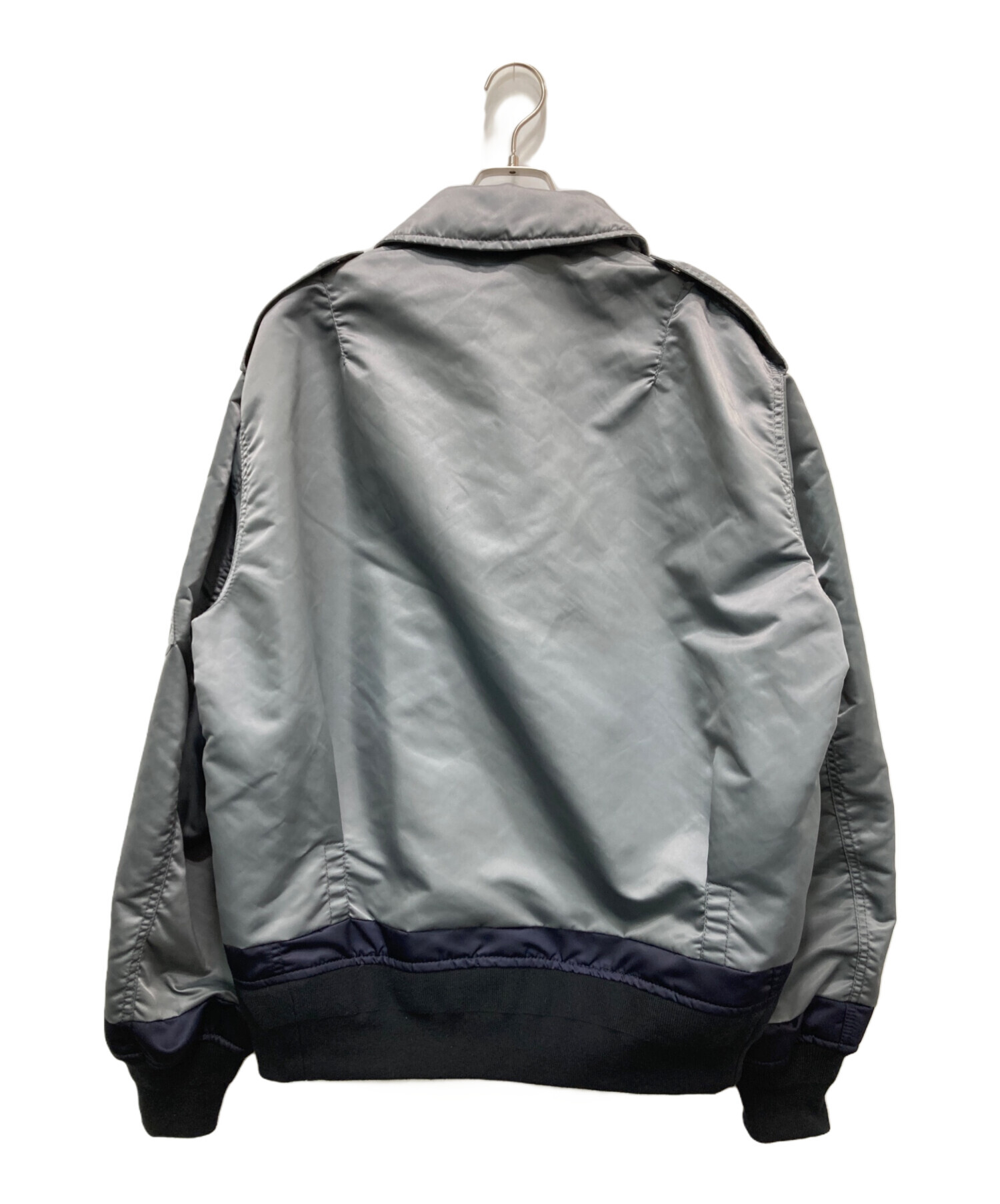 中古・古着通販】sacai (サカイ) ナイロンツイルブルゾン グレー 