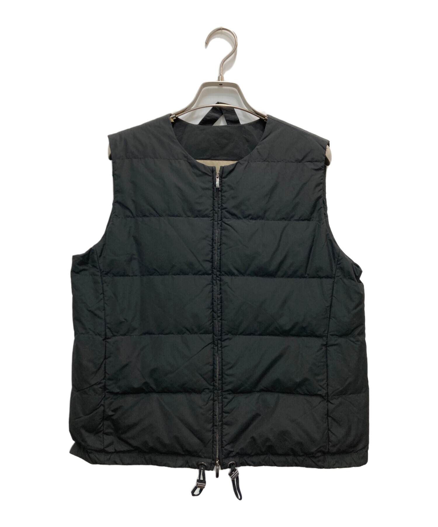 中古・古着通販】MaxMara (マックスマーラ) ダウンベスト ブラック 
