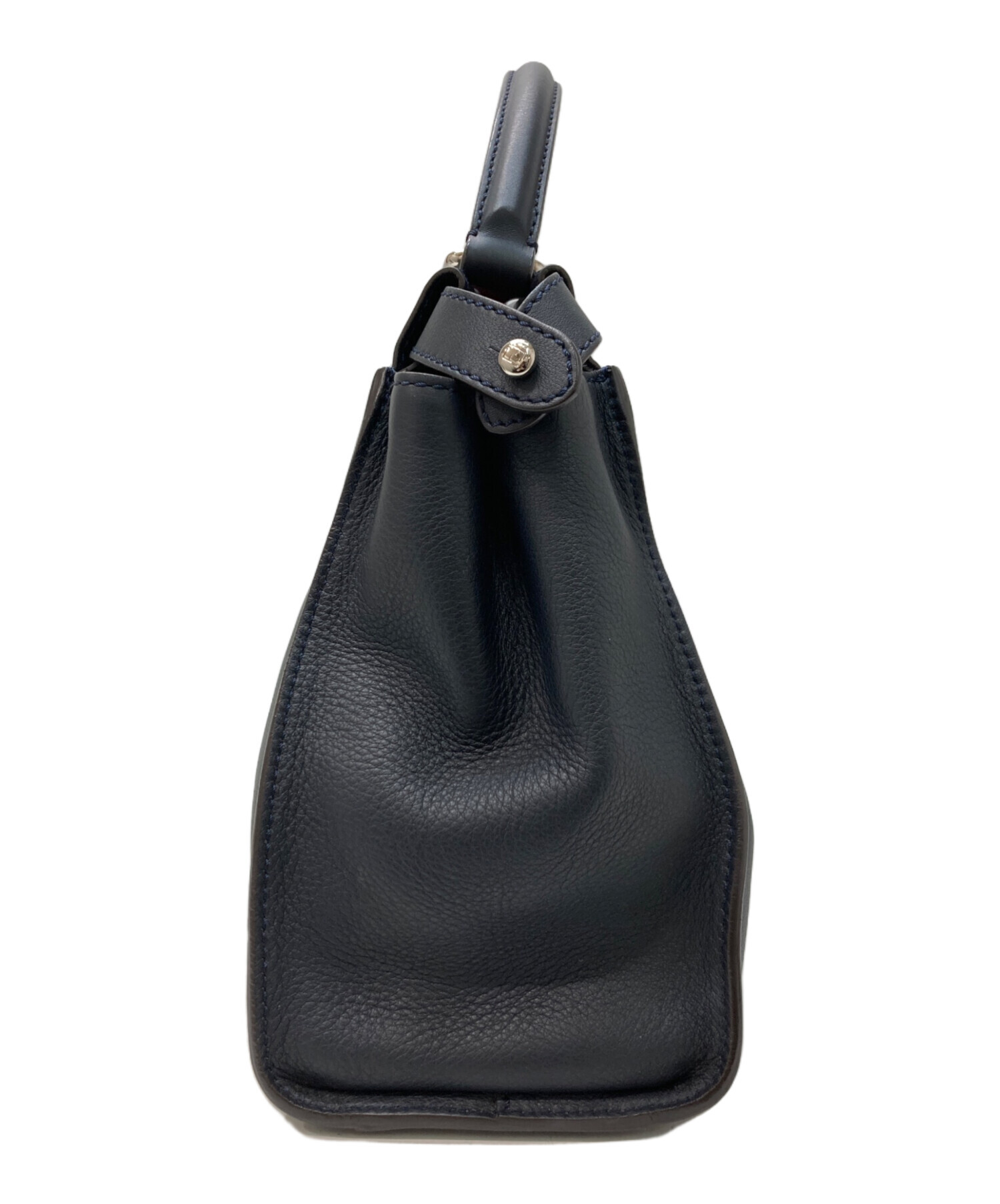 中古・古着通販】FENDI (フェンディ) ワンハンドバッグ ネイビー 