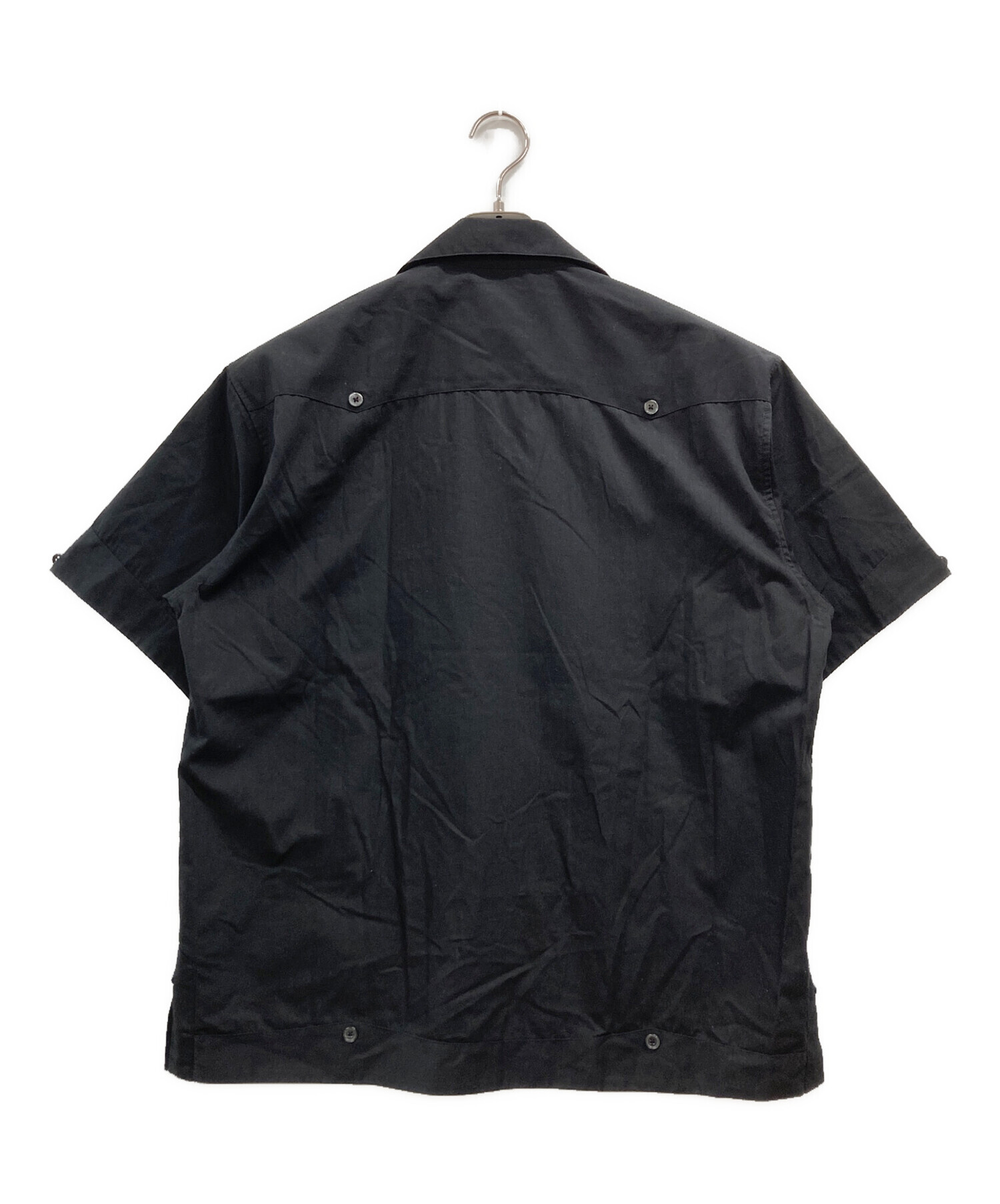 中古・古着通販】Schott (ショット) BRAID CUBA SHIRT ブラック サイズ