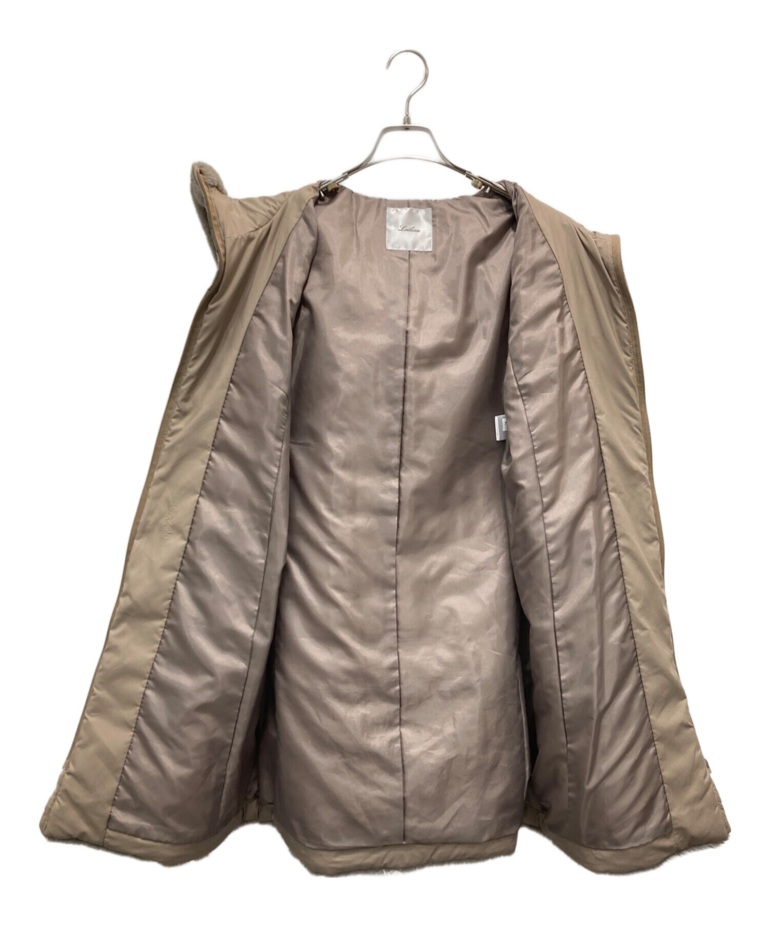 中古・古着通販】Leilian (レリアン) ダウンコート ベージュ サイズ:9 