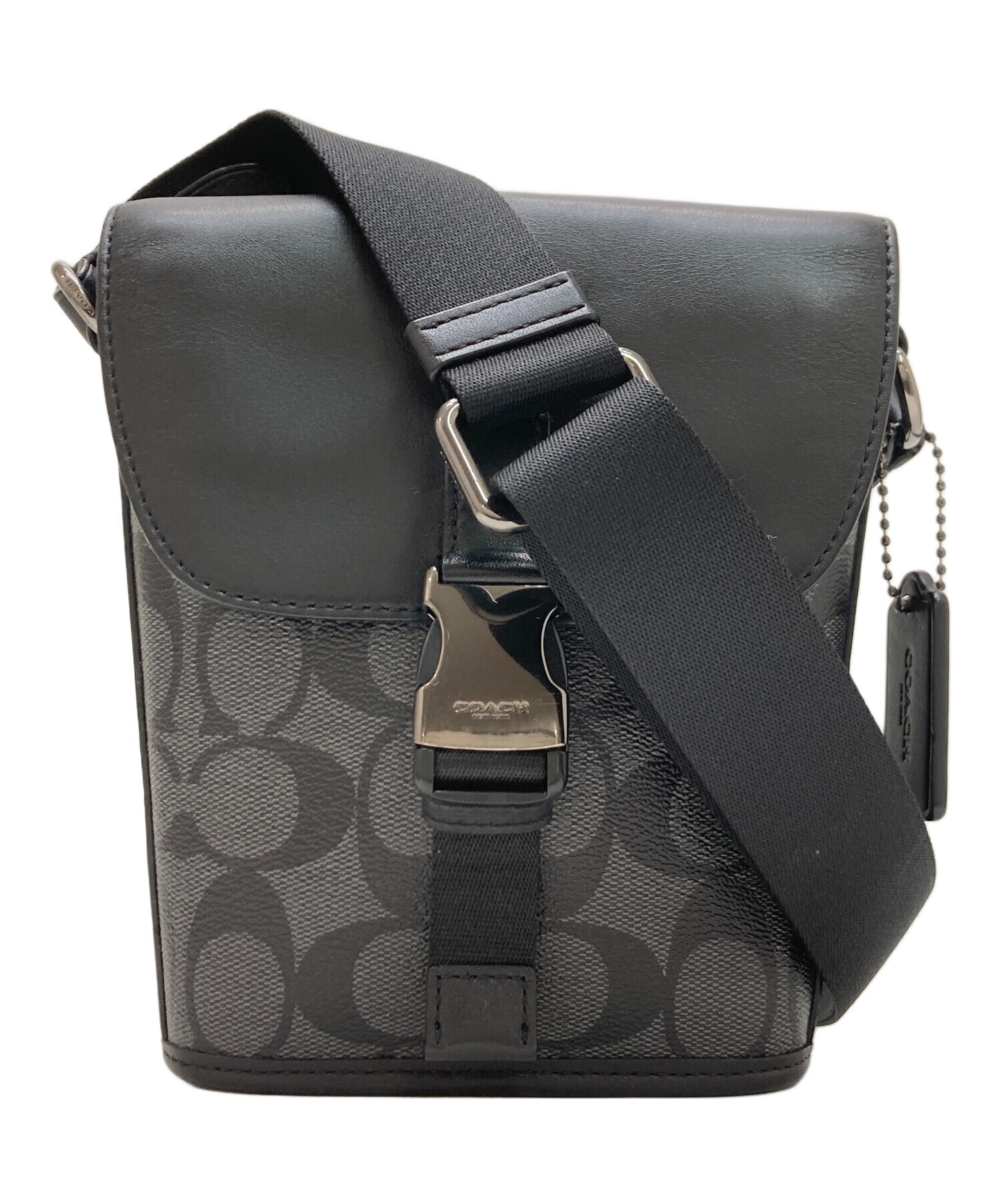 中古・古着通販】COACH (コーチ) シグネチャーミニショルダーバッグ