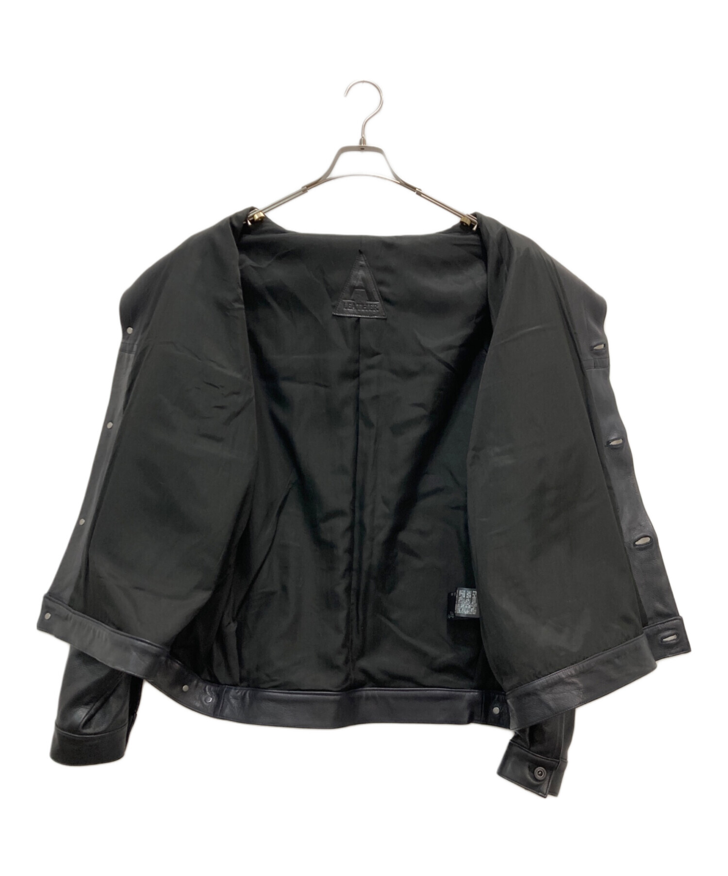 中古・古着通販】A LEATHER (ア レザー) HUMONGOUS TRUCKER JACKET 