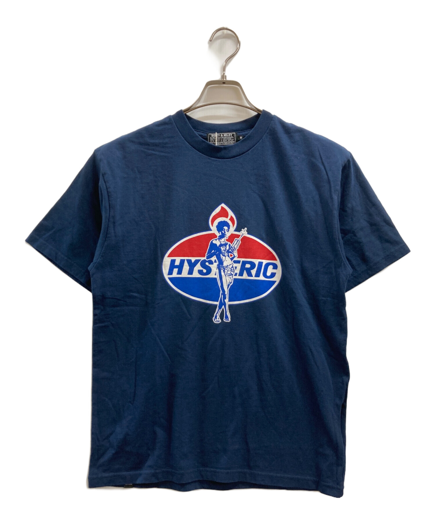 HYSTERIC GLAMOUR ネイビー Tシャツ Mサイズ 中古・古着通販】Hysteric Glamour (ヒステリックグラマー