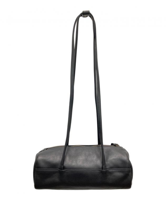 【未使用級】YURT TOMMボックス　ショルダーバック　レザー　ブラック 中古・古着通販】YURT (ユルト) TOMMボックスバッグ ブラック