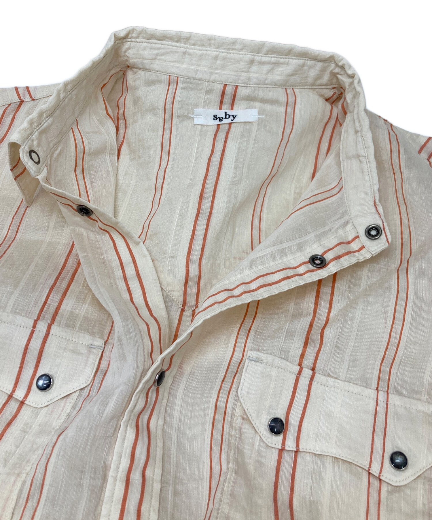 中古・古着通販】saby (サバイ) WESTERN SHIRTS Type Flax Rayon