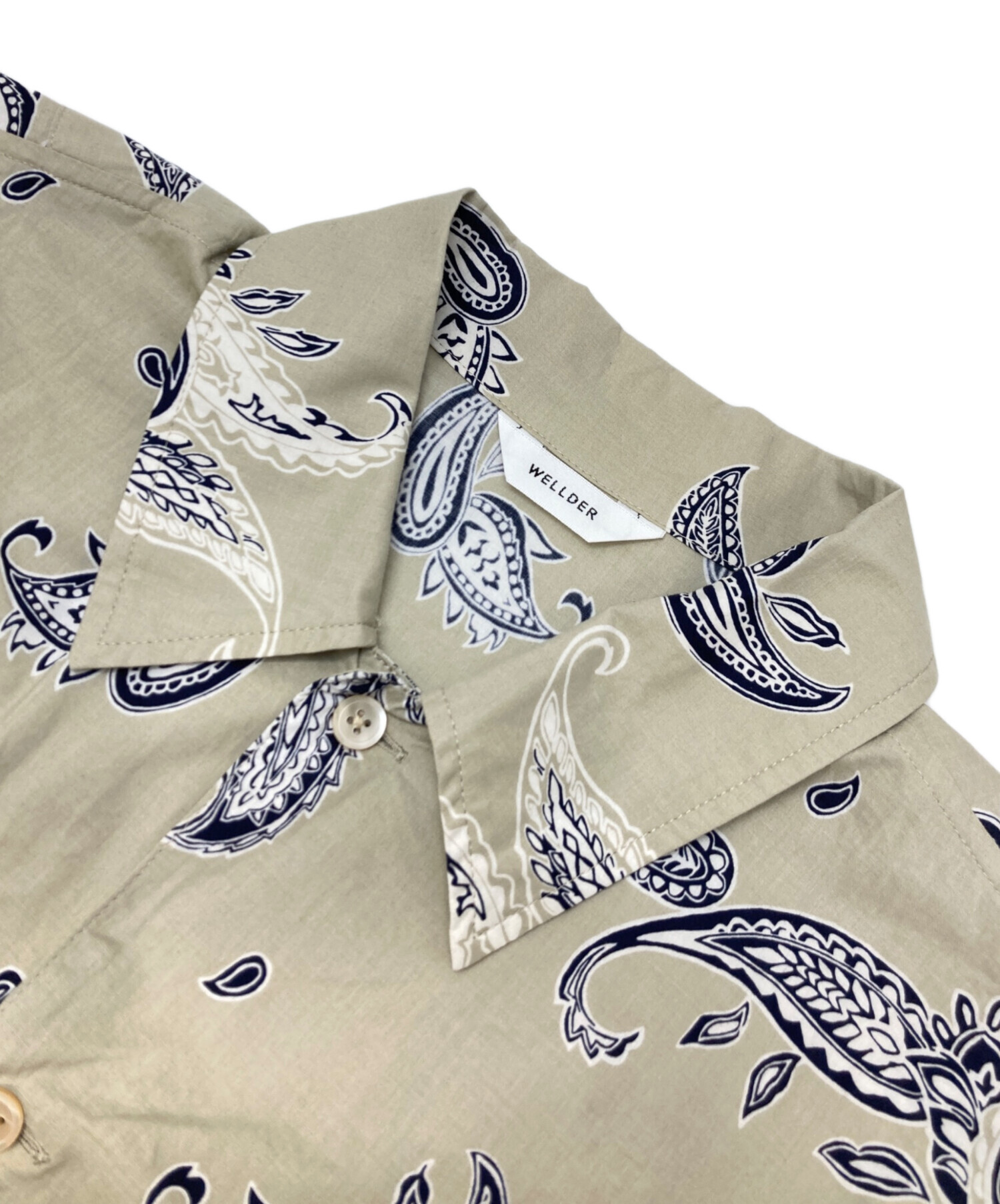 中古・古着通販】WELLDER (ウェルダー) Box Fit Shirt ベージュ サイズ