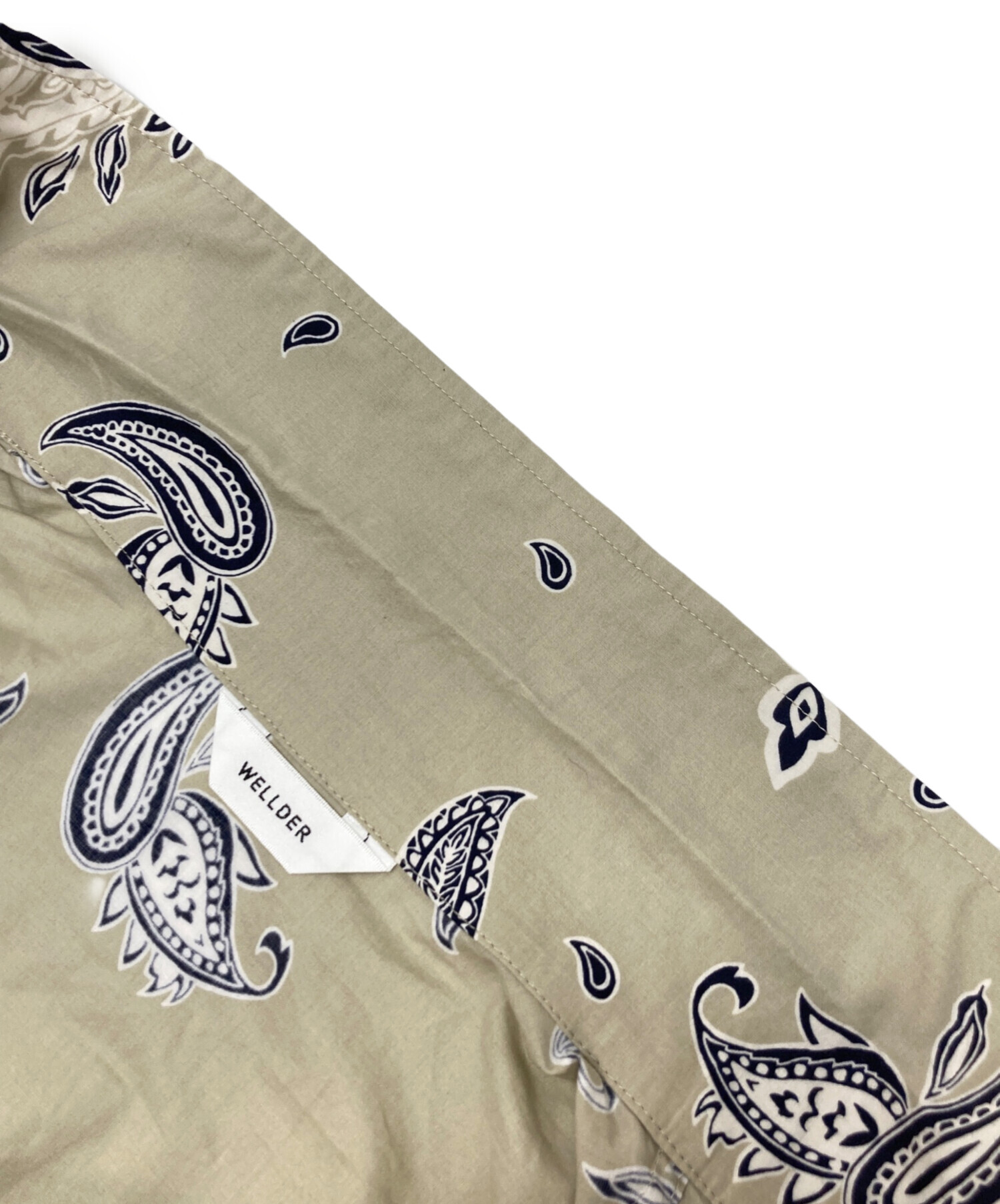 中古・古着通販】WELLDER (ウェルダー) Box Fit Shirt ベージュ サイズ