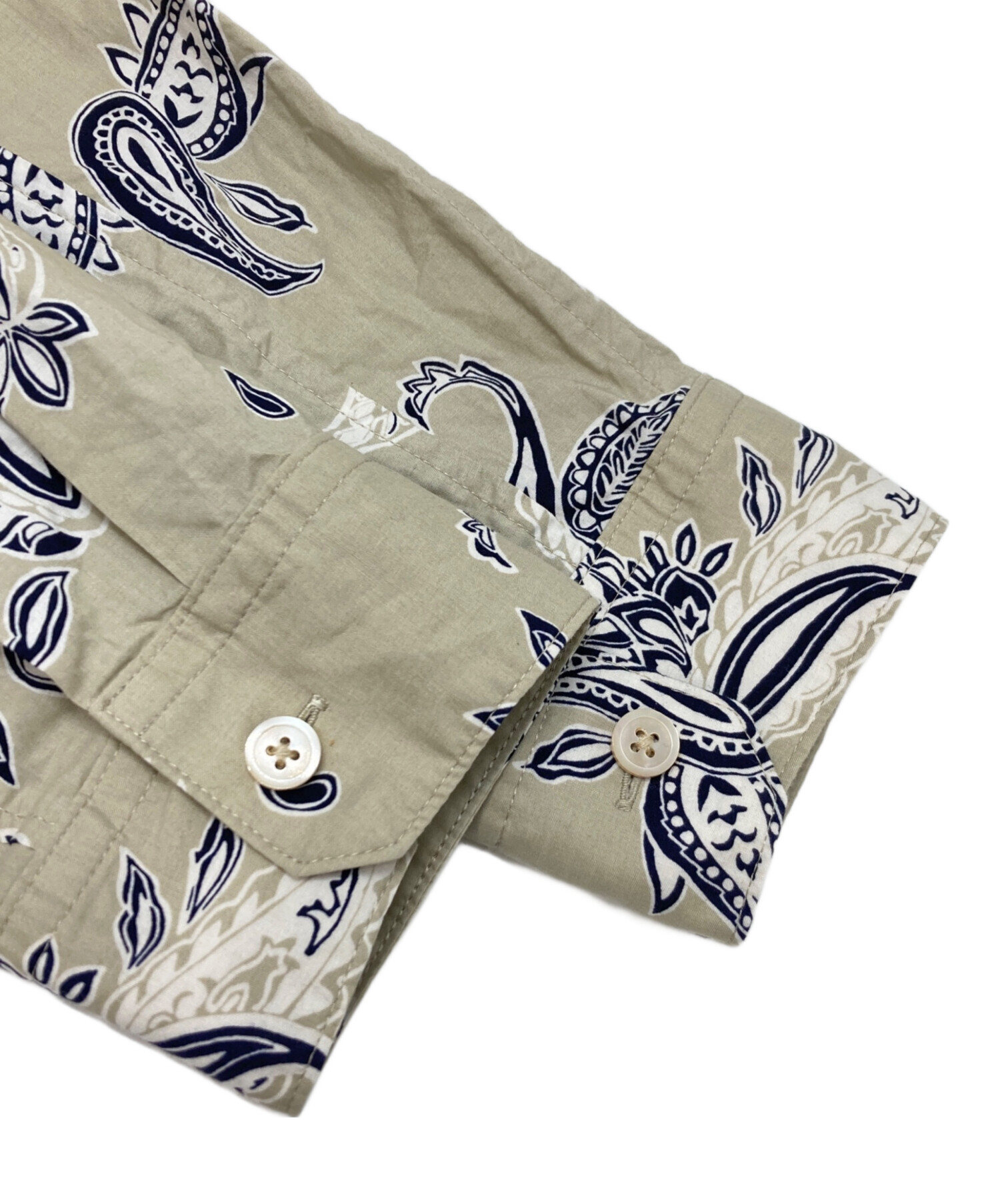 中古・古着通販】WELLDER (ウェルダー) Box Fit Shirt ベージュ サイズ