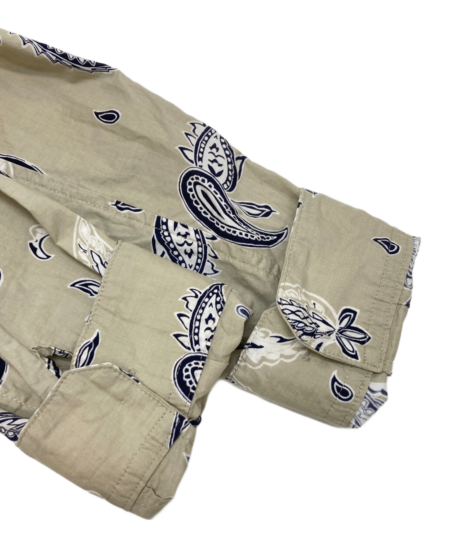 中古・古着通販】WELLDER (ウェルダー) Box Fit Shirt ベージュ サイズ