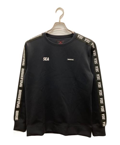 【Mサイズ新品未使用】ウィンダンシー　ブリーフィングコラボ長袖モックネック 中古・古着通販】BRIEFING (ブリーフィング) WIND AND SEA