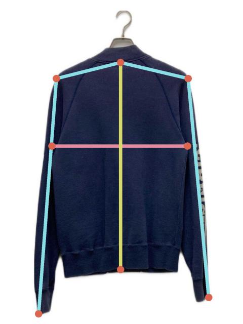 【未使用】ヒステリックグラマー　スウェット素材アウター　ネイビー　サイズ　フリー 中古・古着通販】Hysteric Glamour (ヒステリックグラマー) スウェット