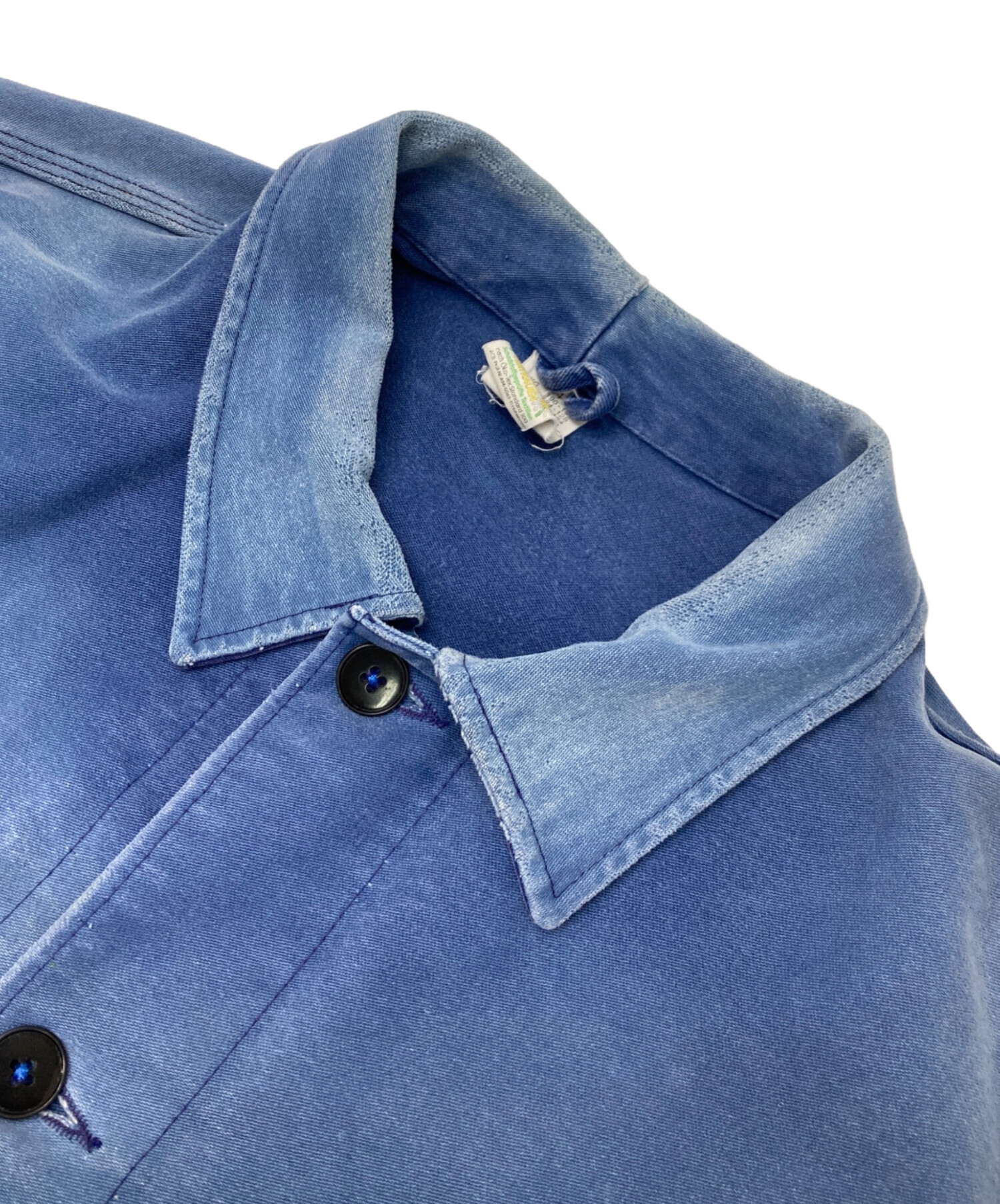 【古着】rofa カバーオール　モールスキン　ドイツ　70s ペンキ　ダメージ 1d6d5ebbb481690564a665fbb22e34