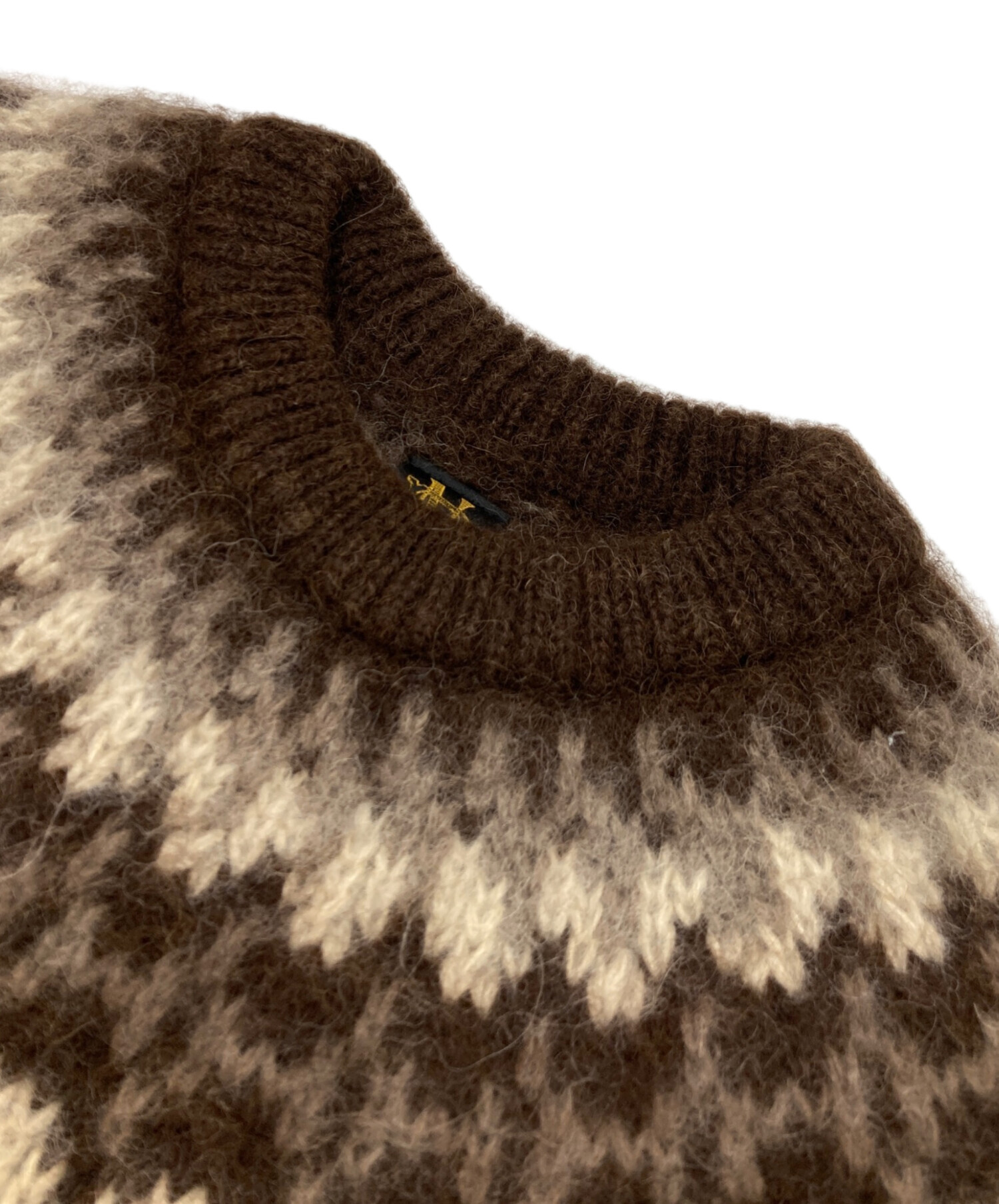 中古・古着通販】BATONER (バトナ―) ノルディックモヘアクルーネック