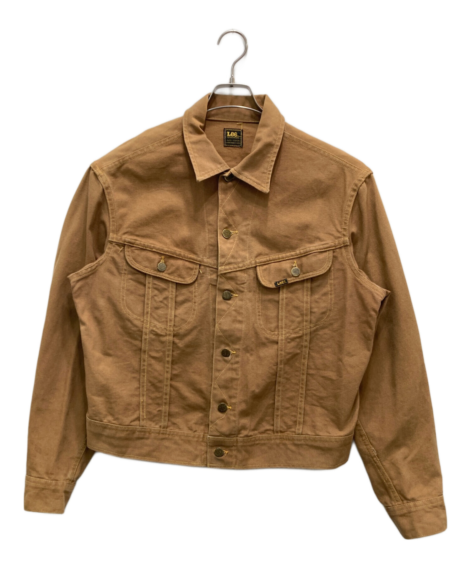 あ*ん様 Lee リーレザートラッカージャケットブラウン　38 中古・古着通販】LEE (リー) 220 トラッカーダックジャケット ブラウン