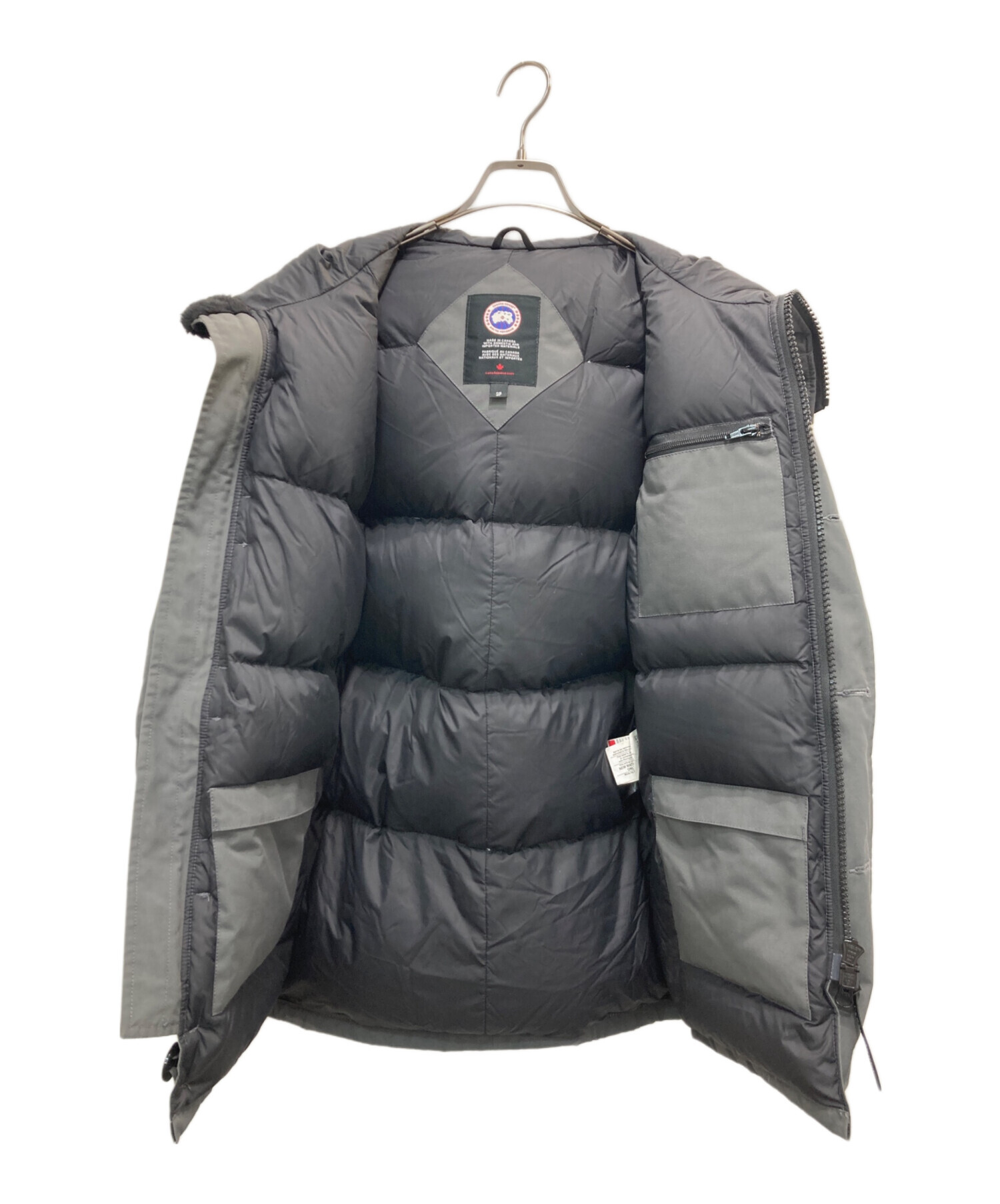 中古・古着通販】CANADA GOOSE (カナダグース) ダウンコート グレー