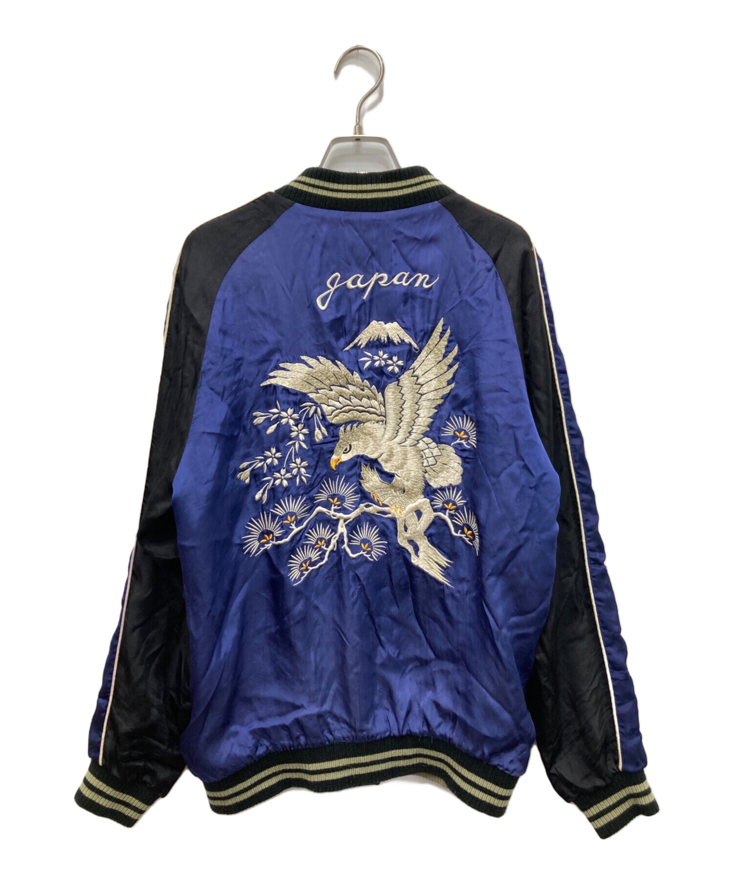 【週末限定価格】ミッションディストリクト　スカジャン　ネイビー 中古・古着通販】CROWS WORST (クローズ＆ワースト) リバーシブル