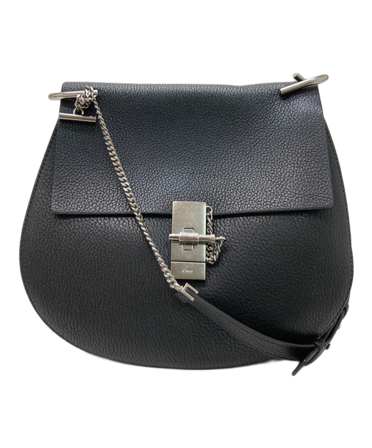 クロエ　ドリューバッグ　chloe ブラック 中古・古着通販】Chloe (クロエ) ドリューチェーンショルダー