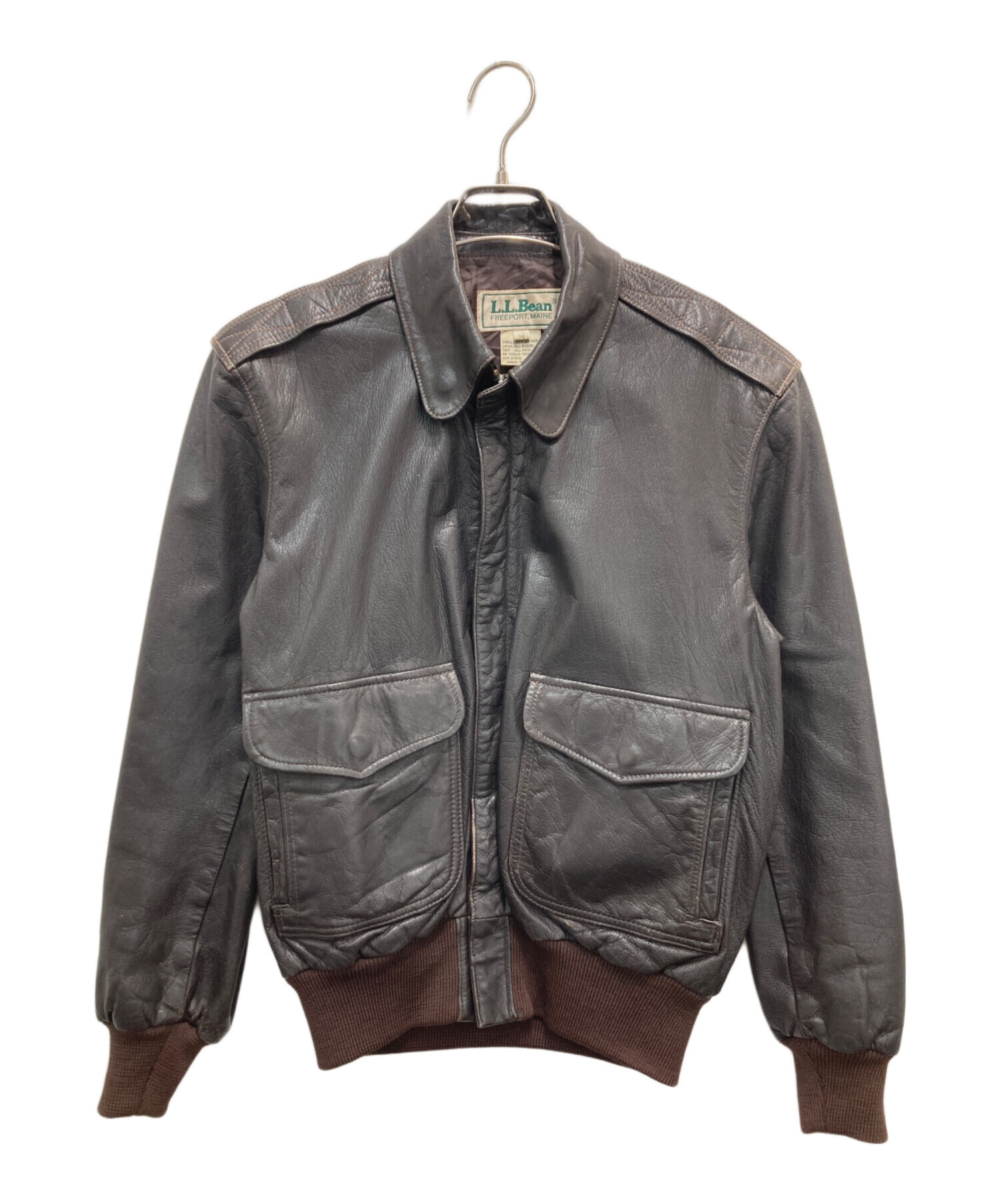 中古・古着通販】L.L.Bean (エルエルビーン) A-2タイプレザー