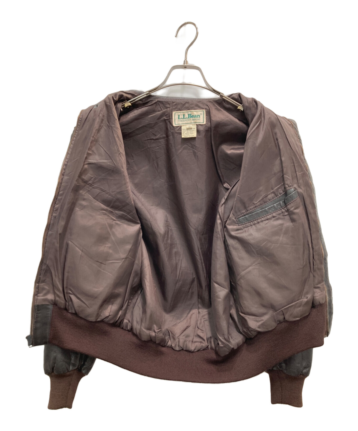 中古・古着通販】L.L.Bean (エルエルビーン) A-2タイプレザー