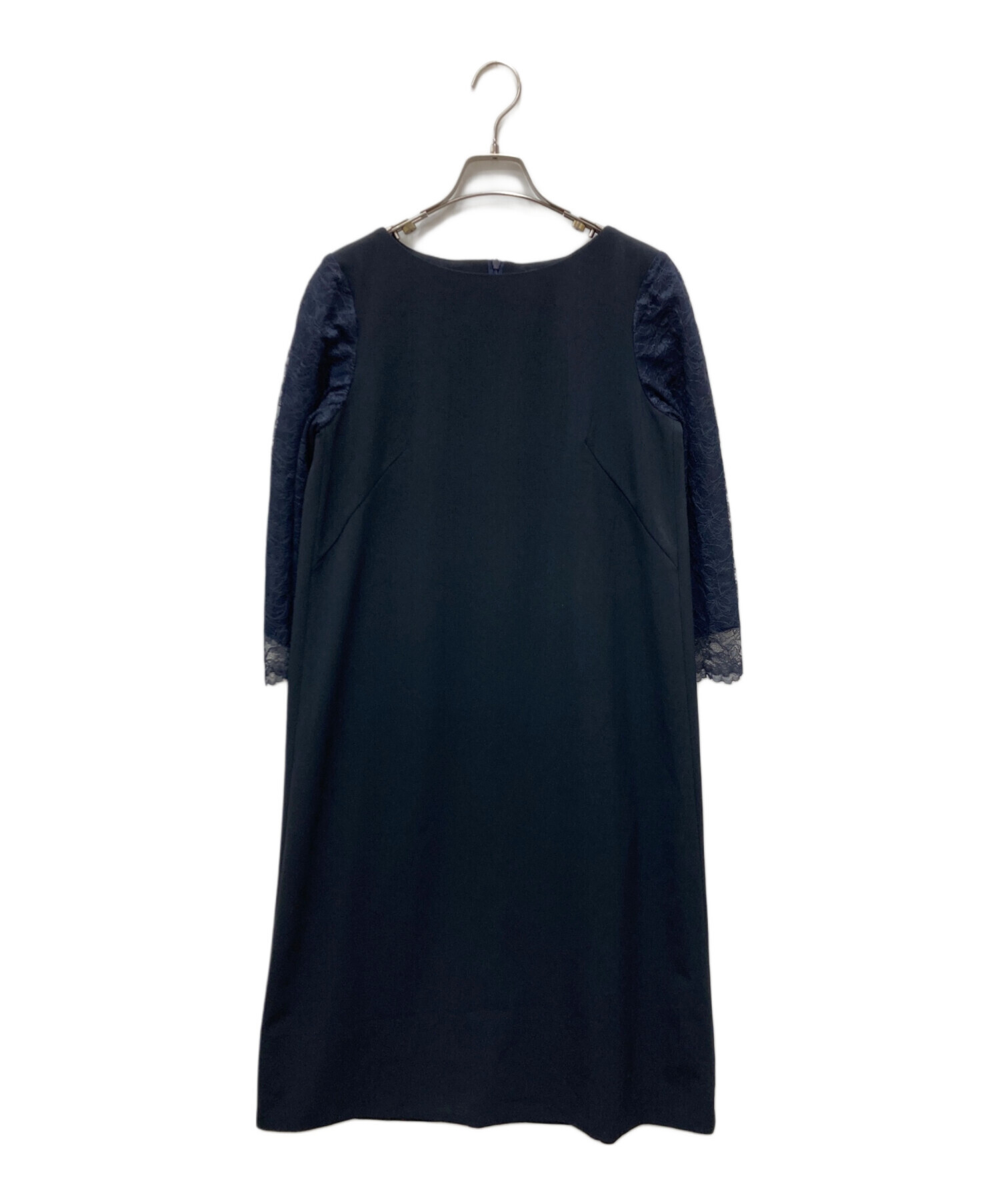 中古・古着通販】UNTITLED (アンタイトル) 袖レース サックワンピース