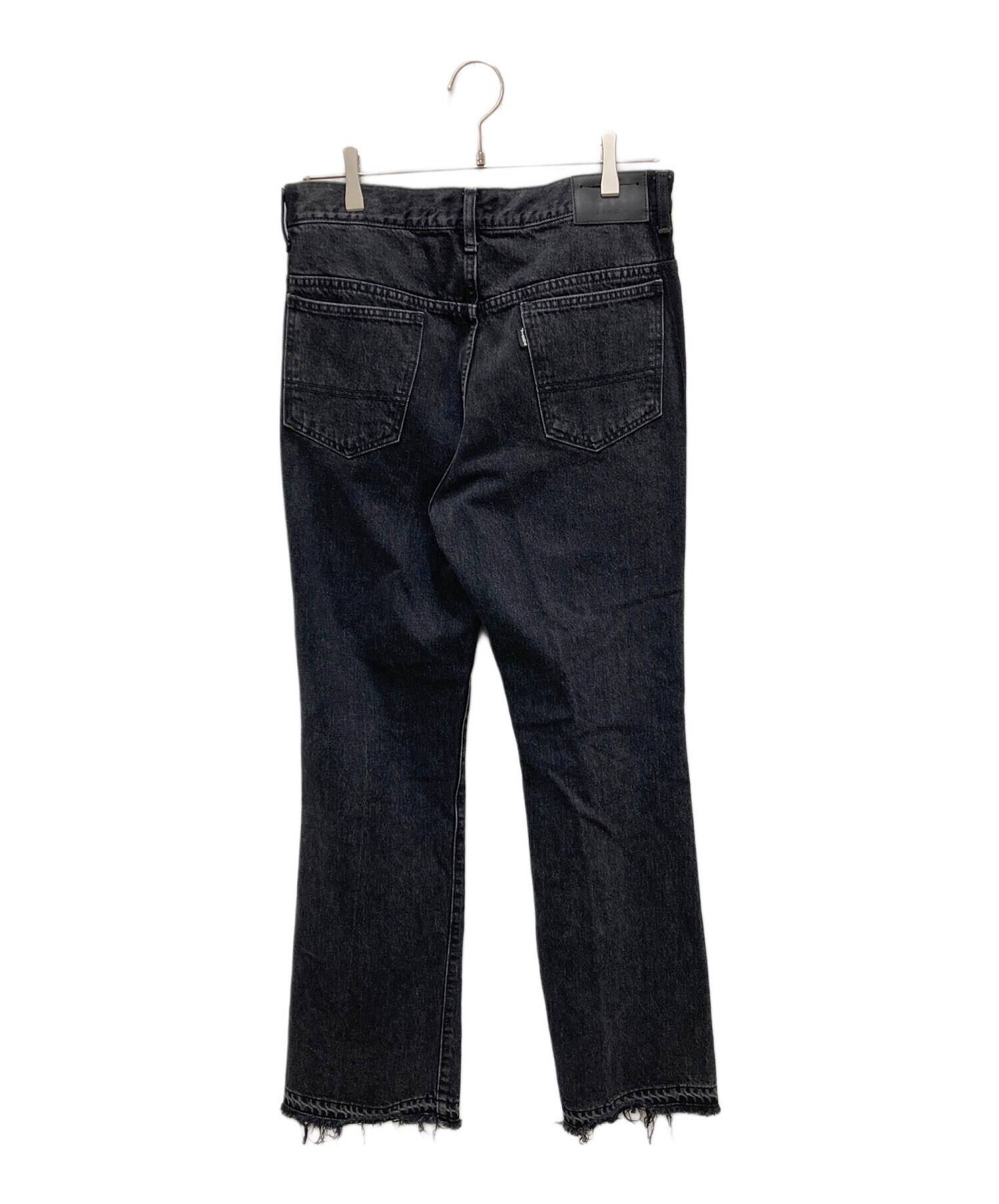 中古・古着通販】jieda (ジエダ) USED FLARE DENIM PANTS ブラック 