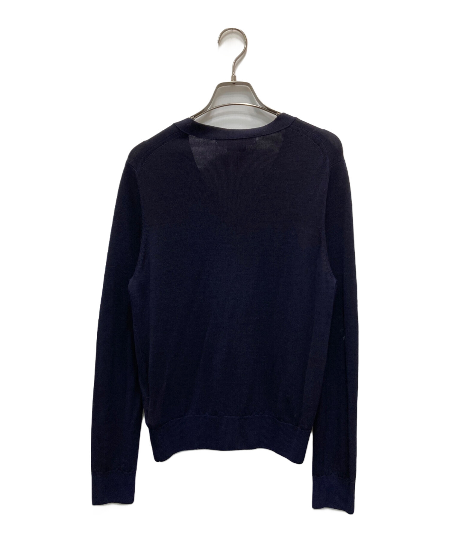 コムデギャルソン ネイビー カーディガン サイズM WooL100% 中古・古着通販】COMME des GARCONS COMME des GARCONS