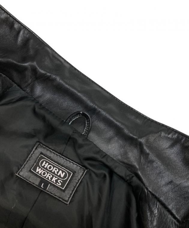 中古・古着通販】HORN WORKS (ホーンワークス) レザーテーラード