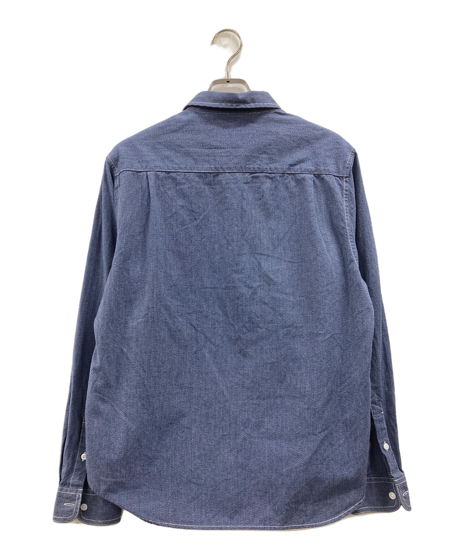 中古・古着通販】stussy (ステューシー) シャツ インディゴ 中古・古着通販】stussy (ステューシー) シャツ インディゴ