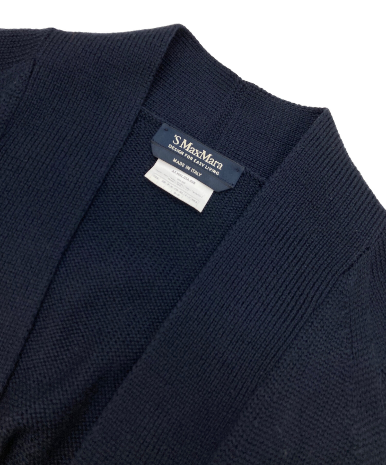 中古・古着通販】'S Max Mara (エスマックスマーラ) ベルテッド ニット