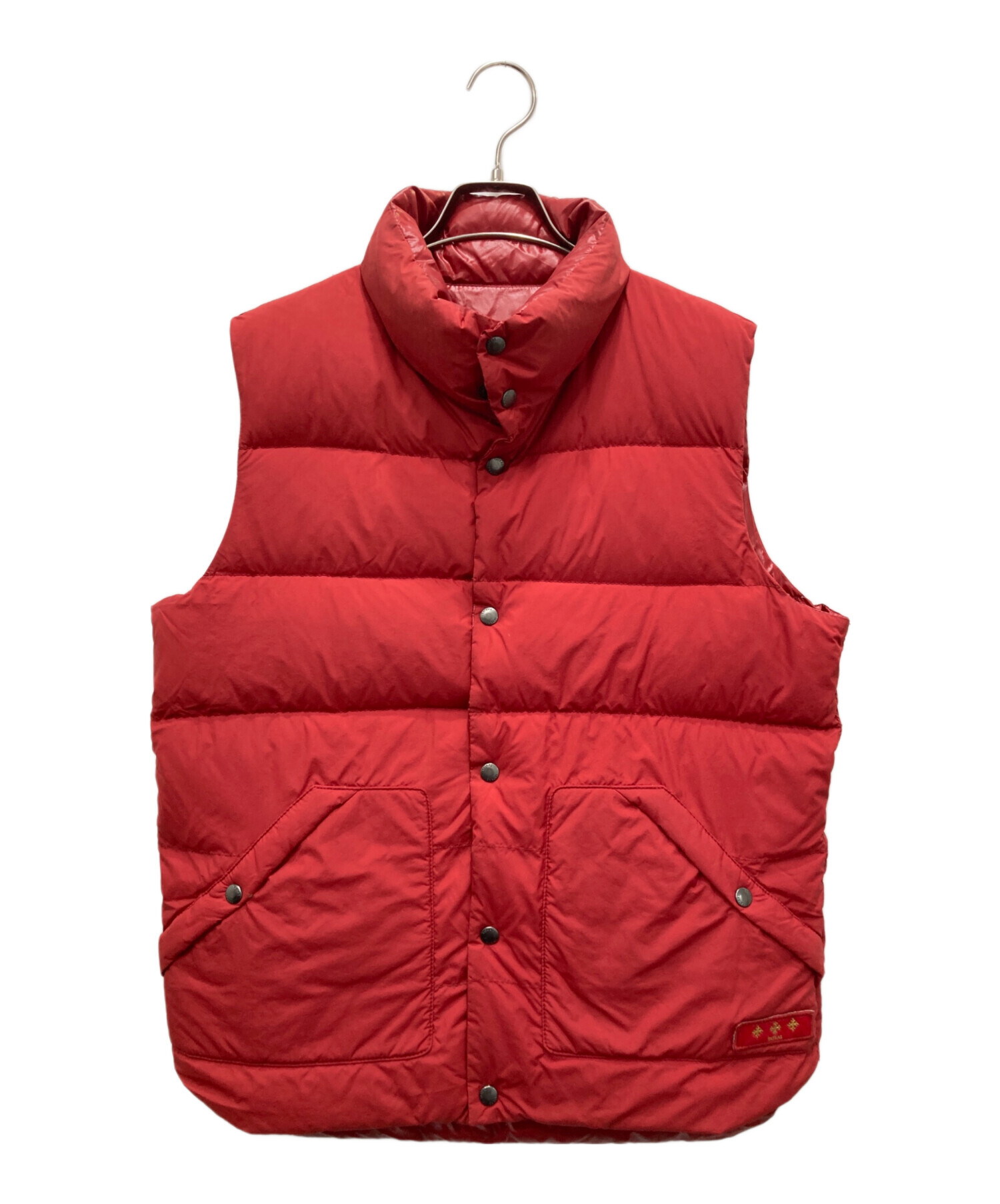 中古・古着通販】TATRAS (タトラス) リバーシブルダウンベスト レッド