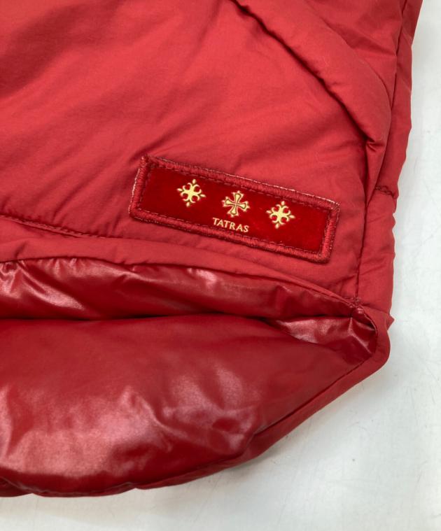 中古・古着通販】TATRAS (タトラス) リバーシブルダウンベスト レッド