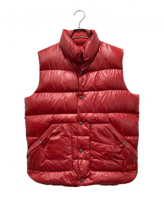 中古・古着通販】TATRAS (タトラス) リバーシブルダウンベスト レッド