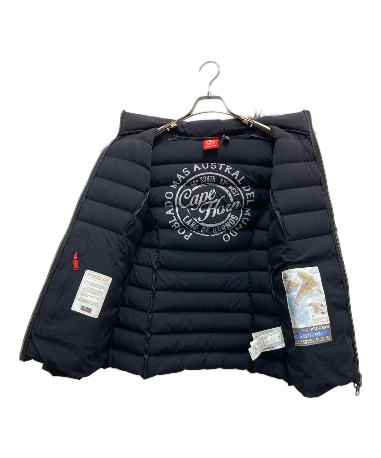 CAPE HONE ケープホーンダウンジャケット　新品未使用　ネイビー44 中古・古着通販】CAPEHORN (ケープホーン) ダウンジャケット ネイビー