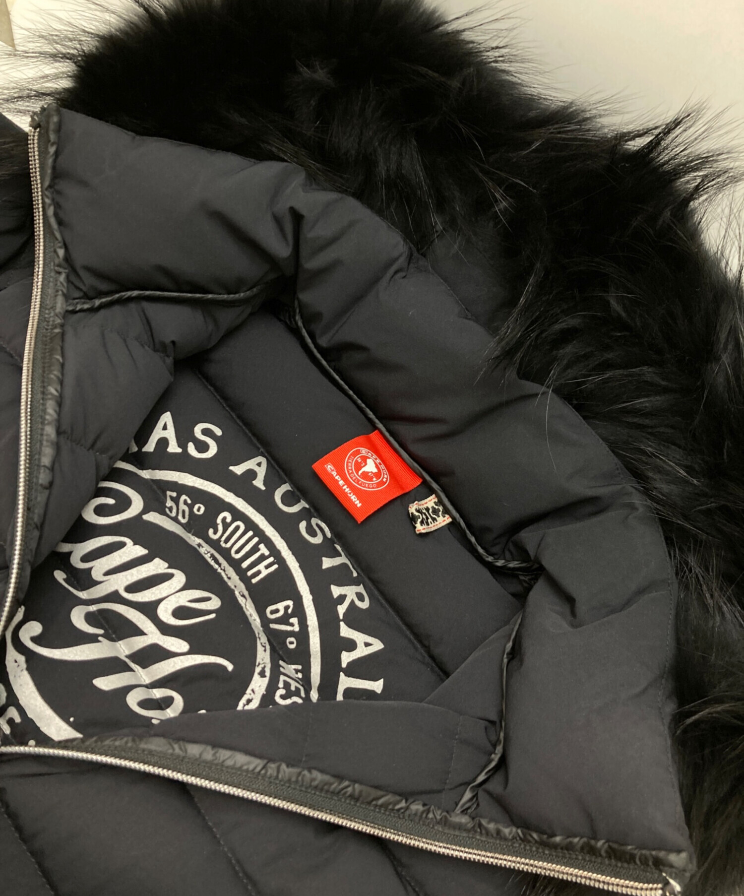 中古・古着通販】CAPEHORN (ケープホーン) ダウンジャケット ネイビー