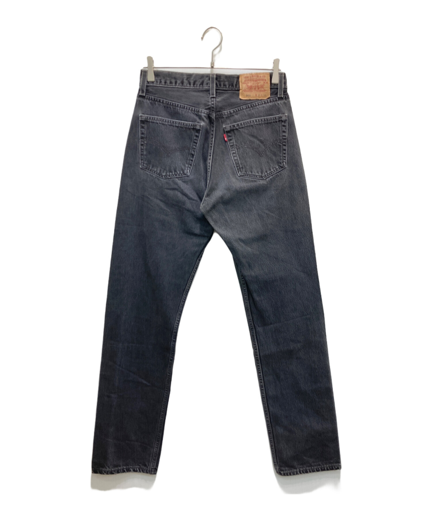 中古・古着通販】LEVI'S (リーバイス) 501後染めデニムパンツ ブラック