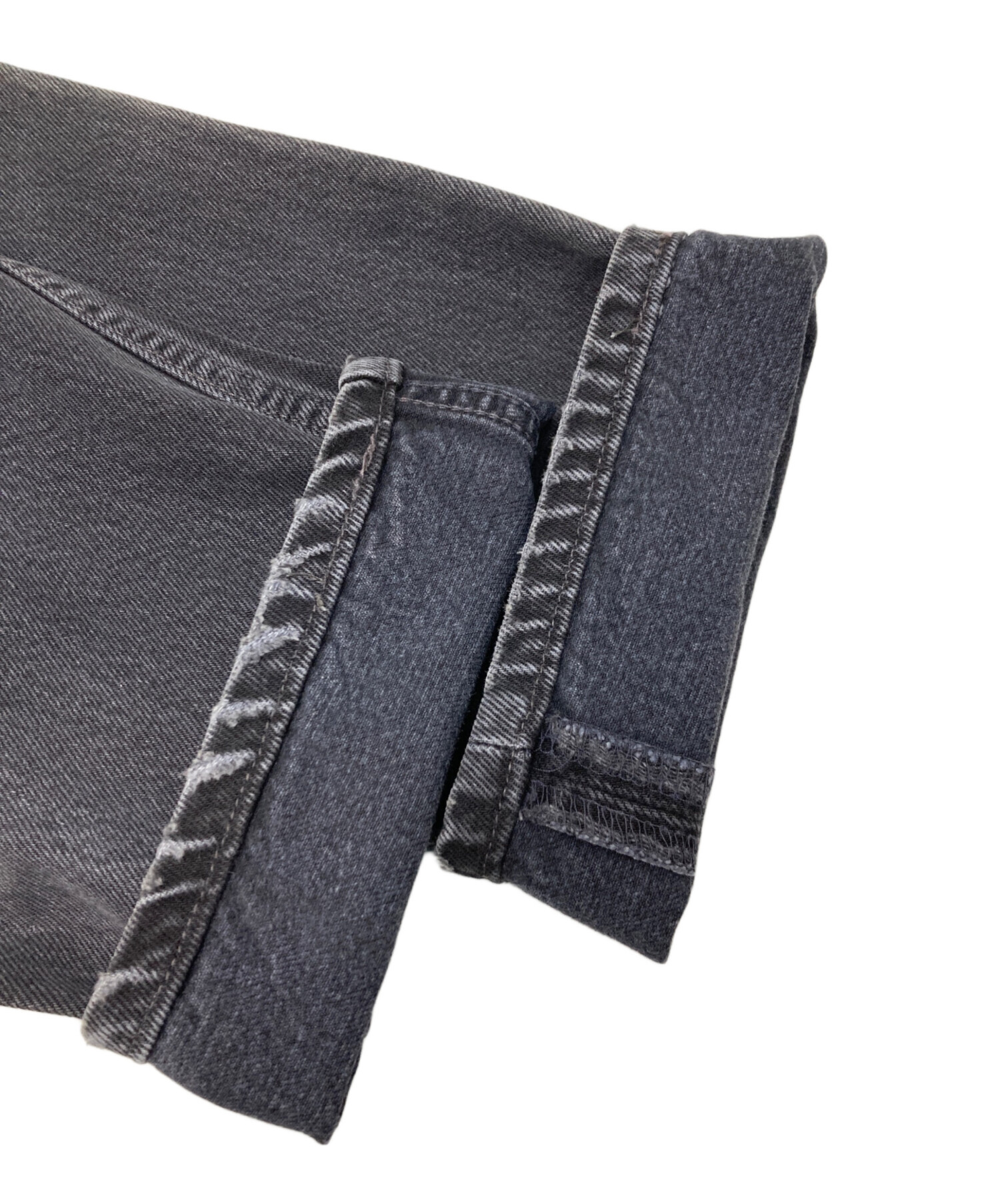 中古・古着通販】LEVI'S (リーバイス) 501後染めデニムパンツ ブラック
